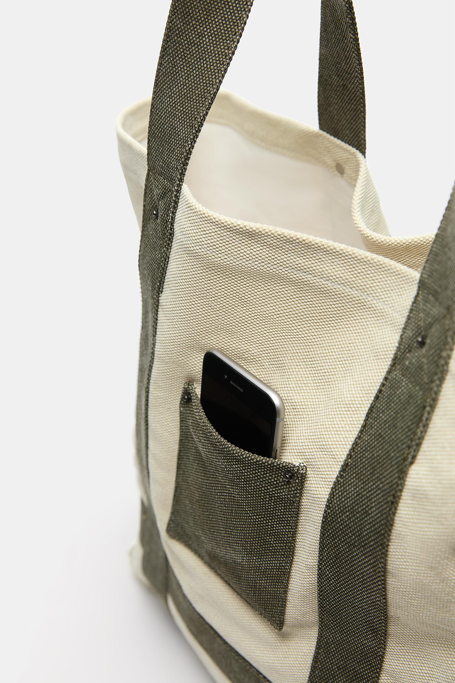 Kanvas shopper çanta - Görsel 5