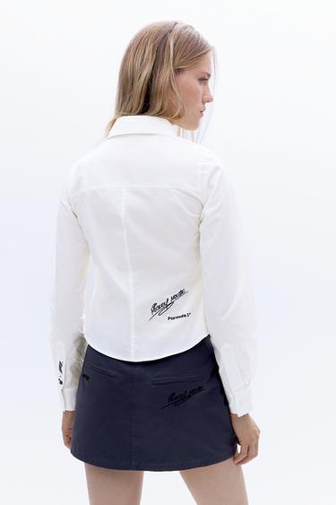 Disney x F1 darted white shirt — White 2