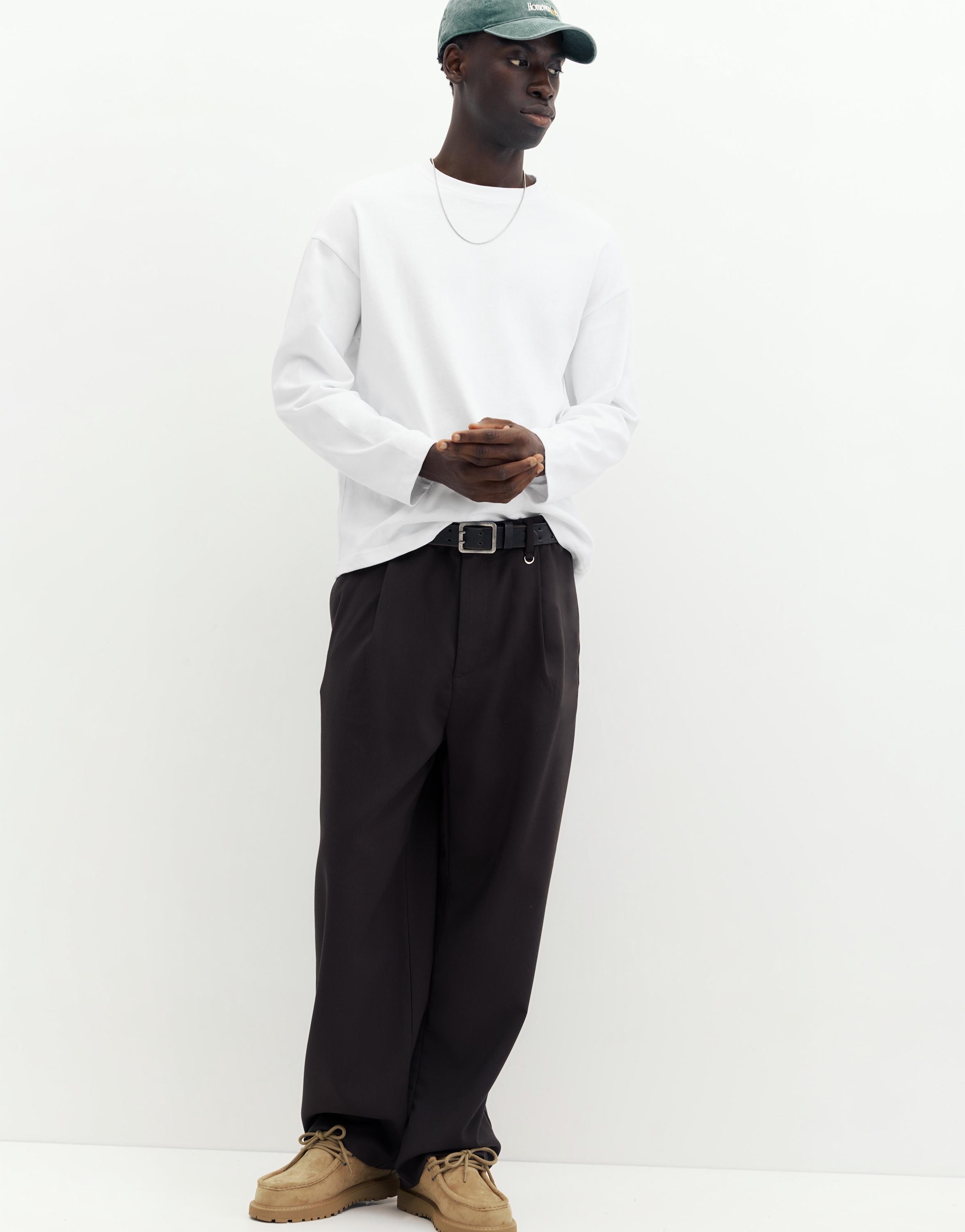 Heavy weight relaxed fit T-shirt — White