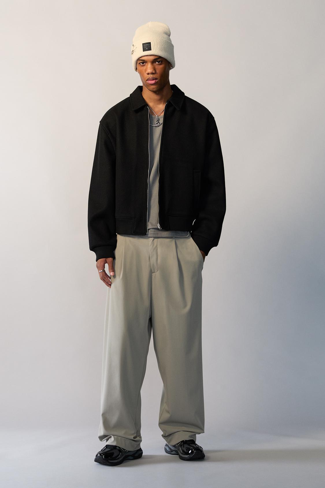 Blouson Bombers Pull And Bear Bomber Homme Veste Bombers