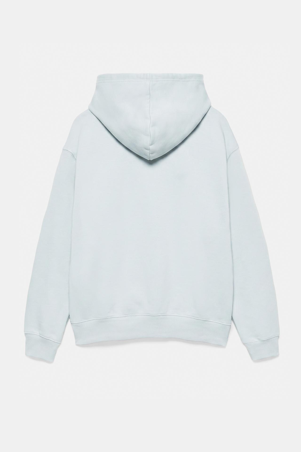 Basic hoodie — Sky blue