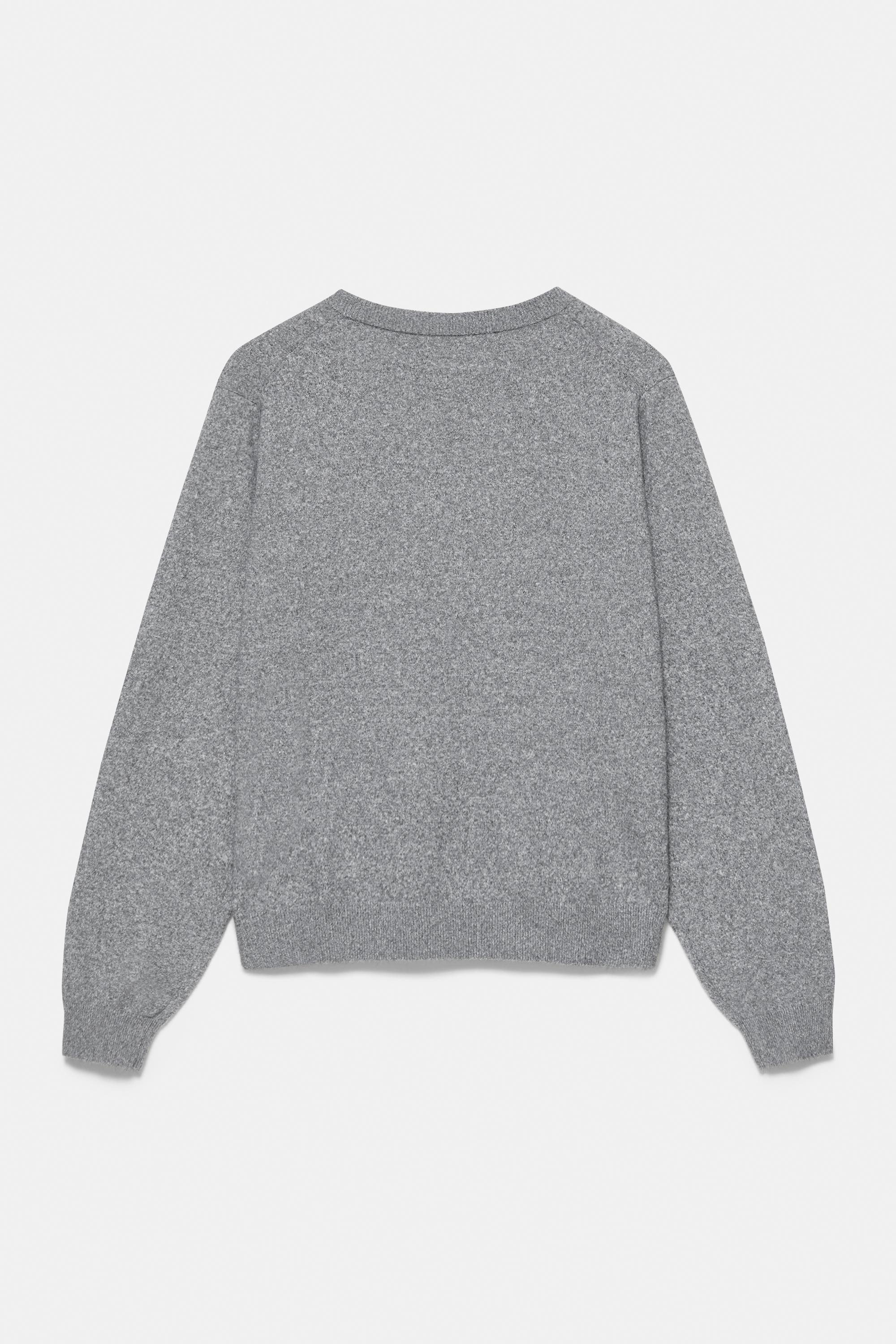 Soft knit jumper — Grey marl