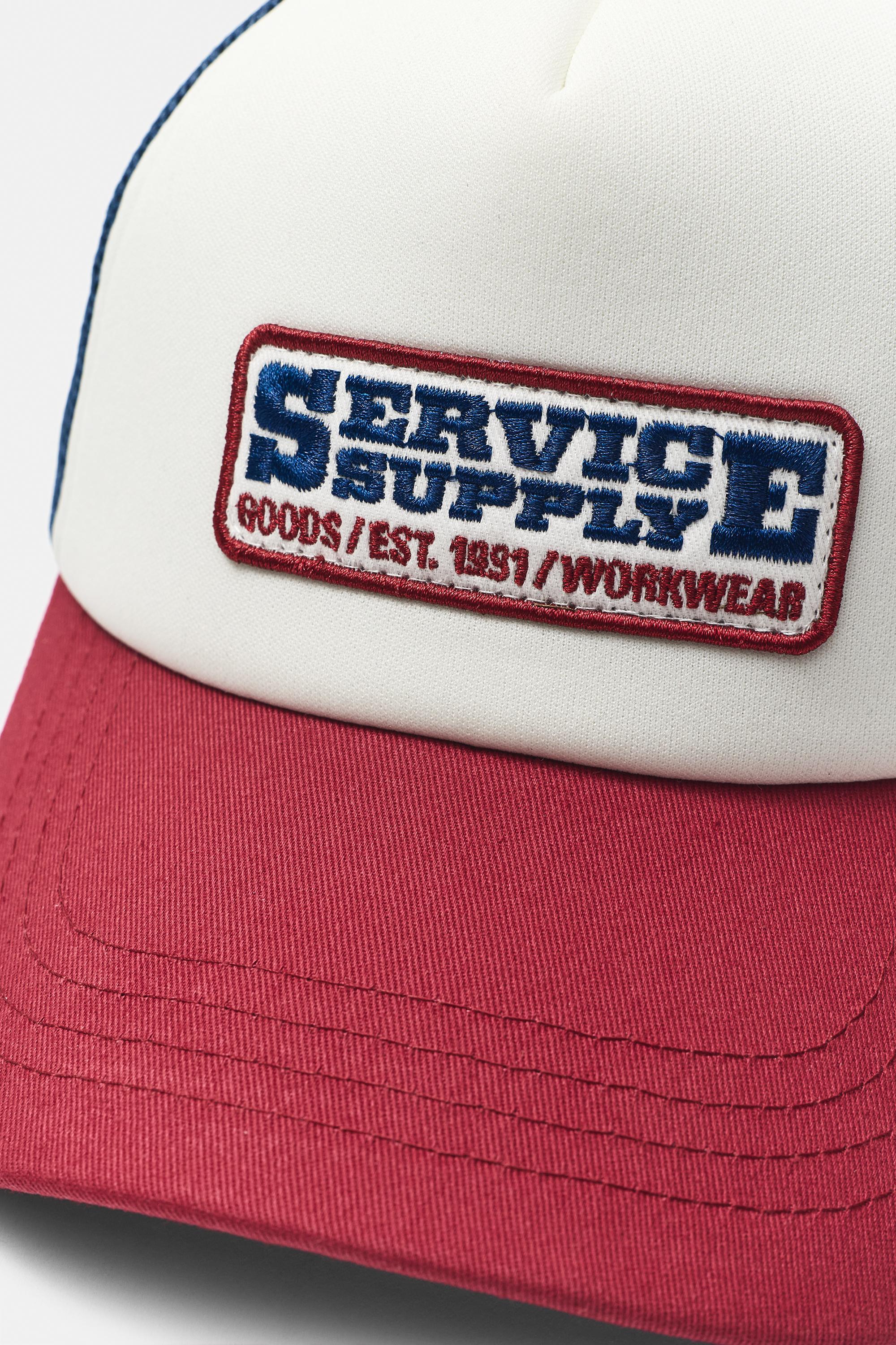 Service Supply trucker cap — Red
