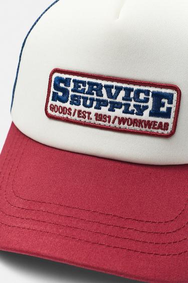 Service Supply trucker cap — Red 3