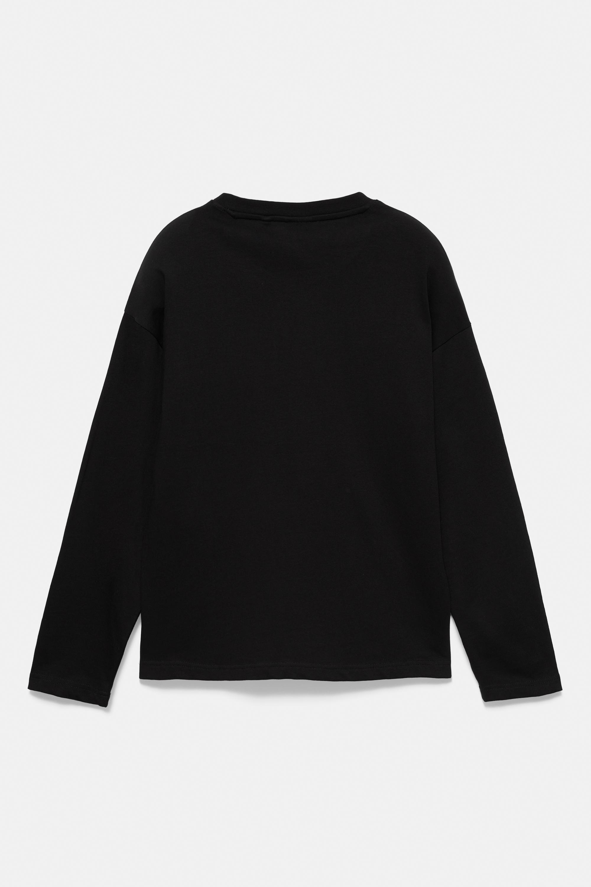Heavy weight relaxed fit T-shirt — Black