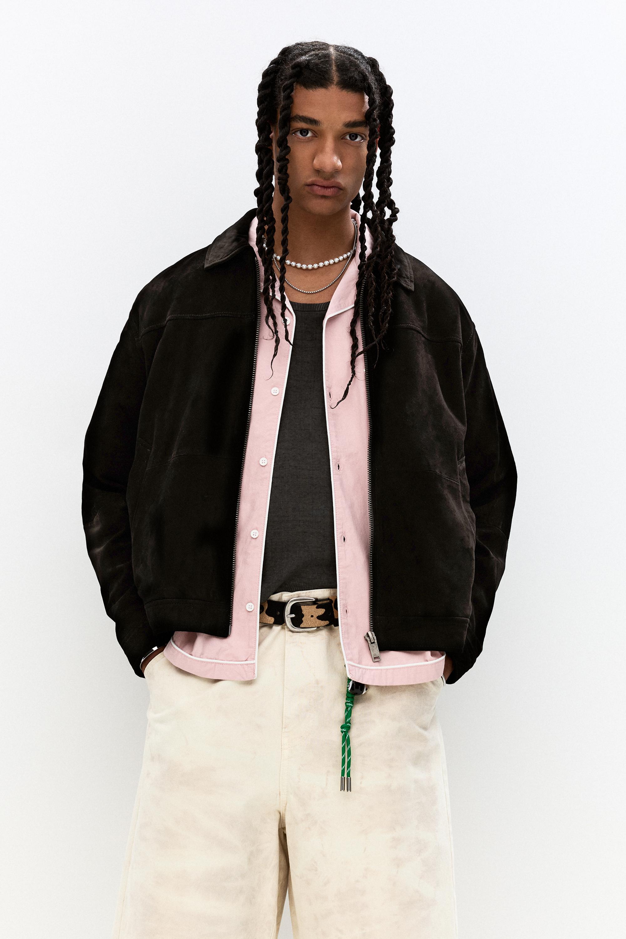 Jacke Aus 100 % Wildleder