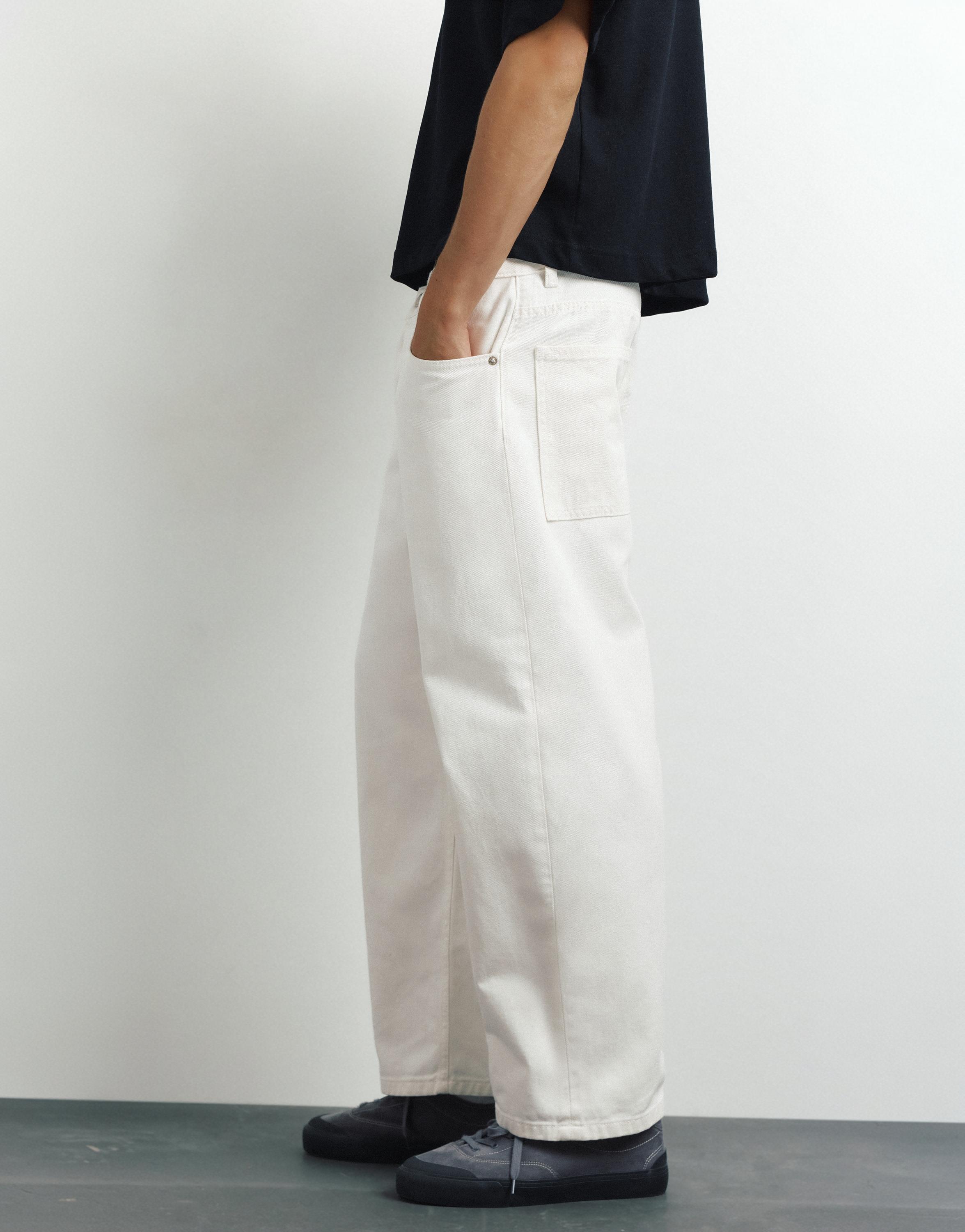 Tapered jeans — White