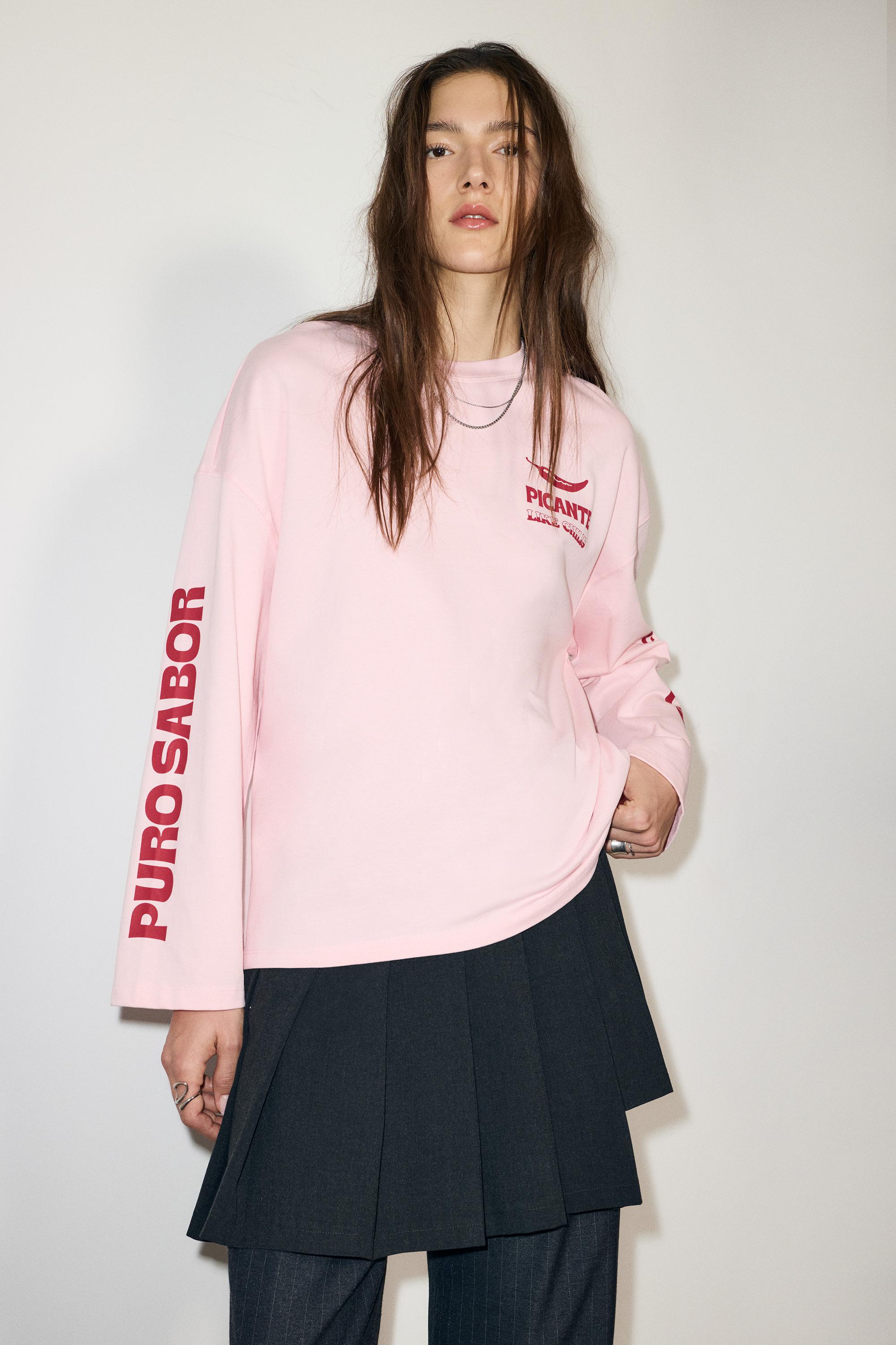 Acı biber grafik baskılı t-shirt - Görsel 8