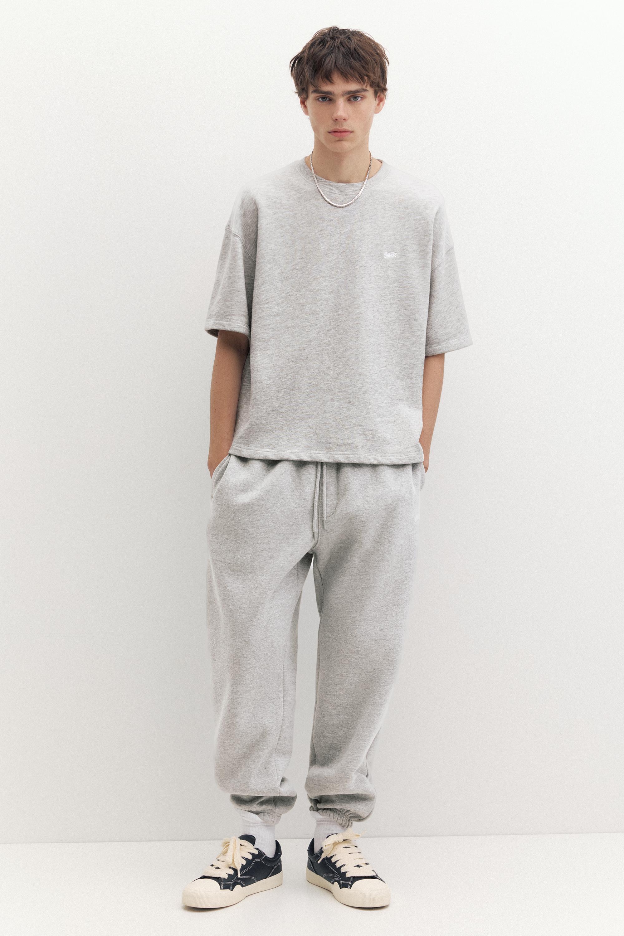 Short sleeve STWD sweatshirt — Greyish