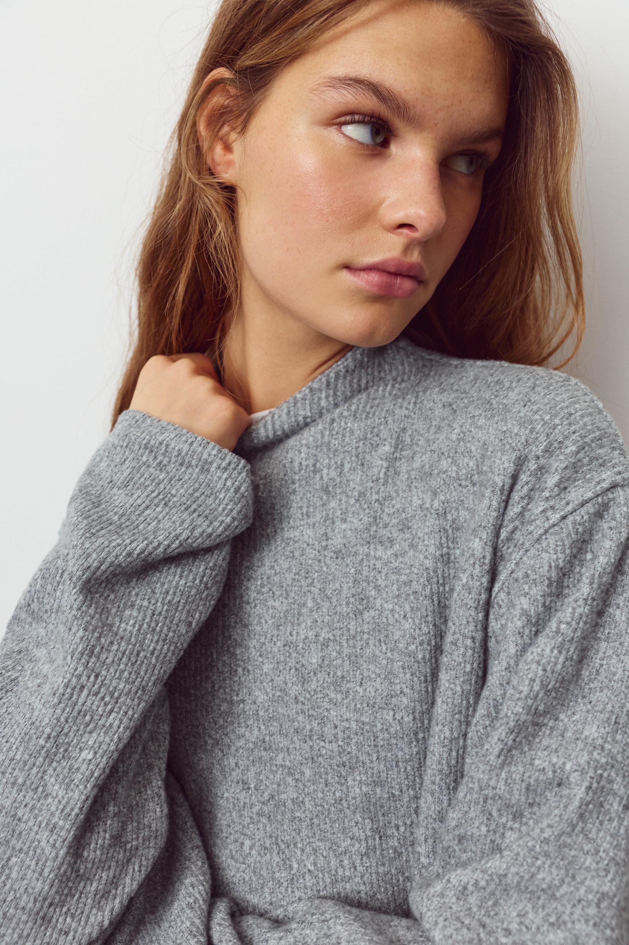 Yumuşak örgü t-shirt - Görsel 14