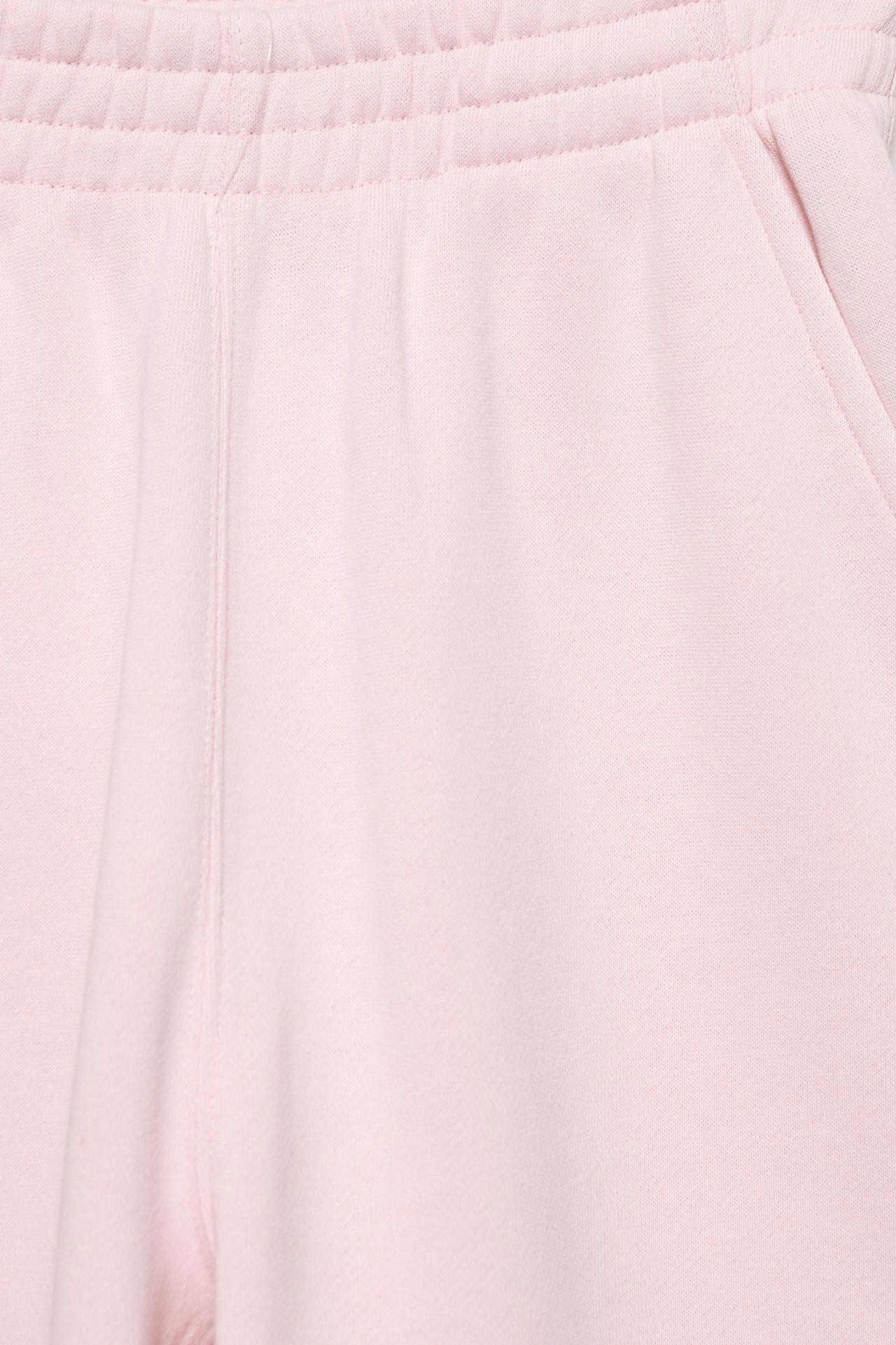 Barrel-leg joggers — Pastel pink