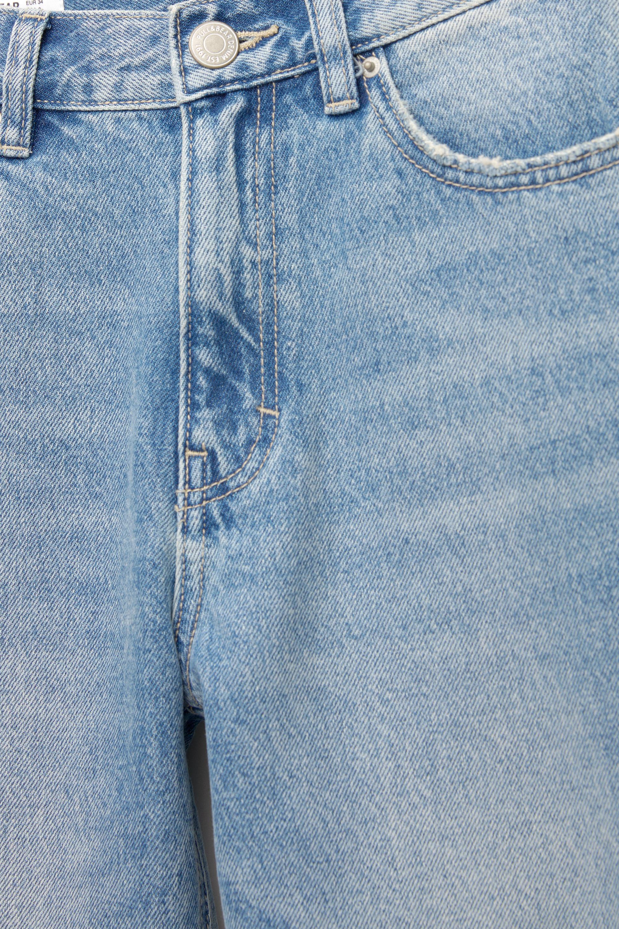 High-waist mom jeans — Blue