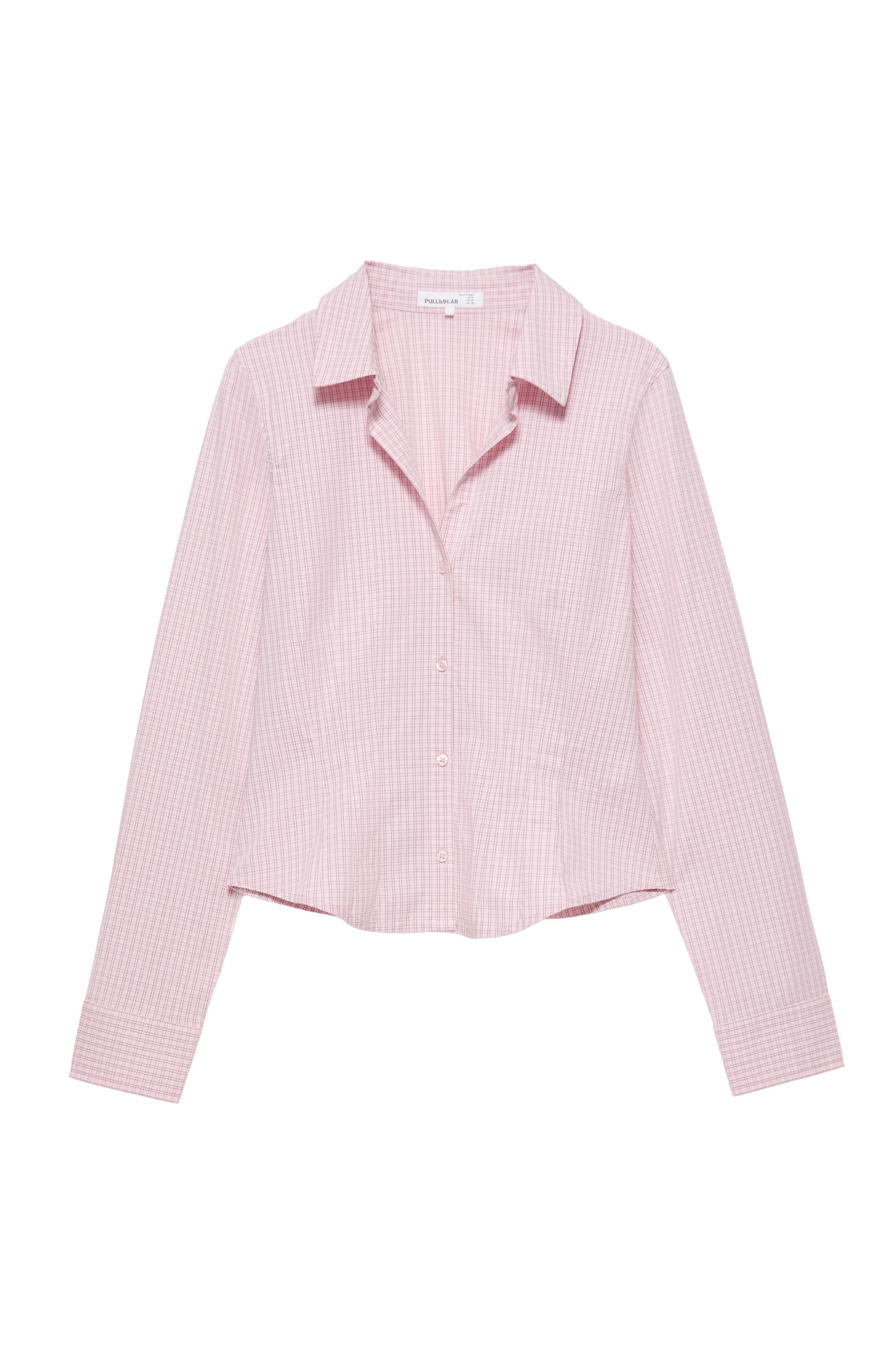 Camisa entallada puño ancho
