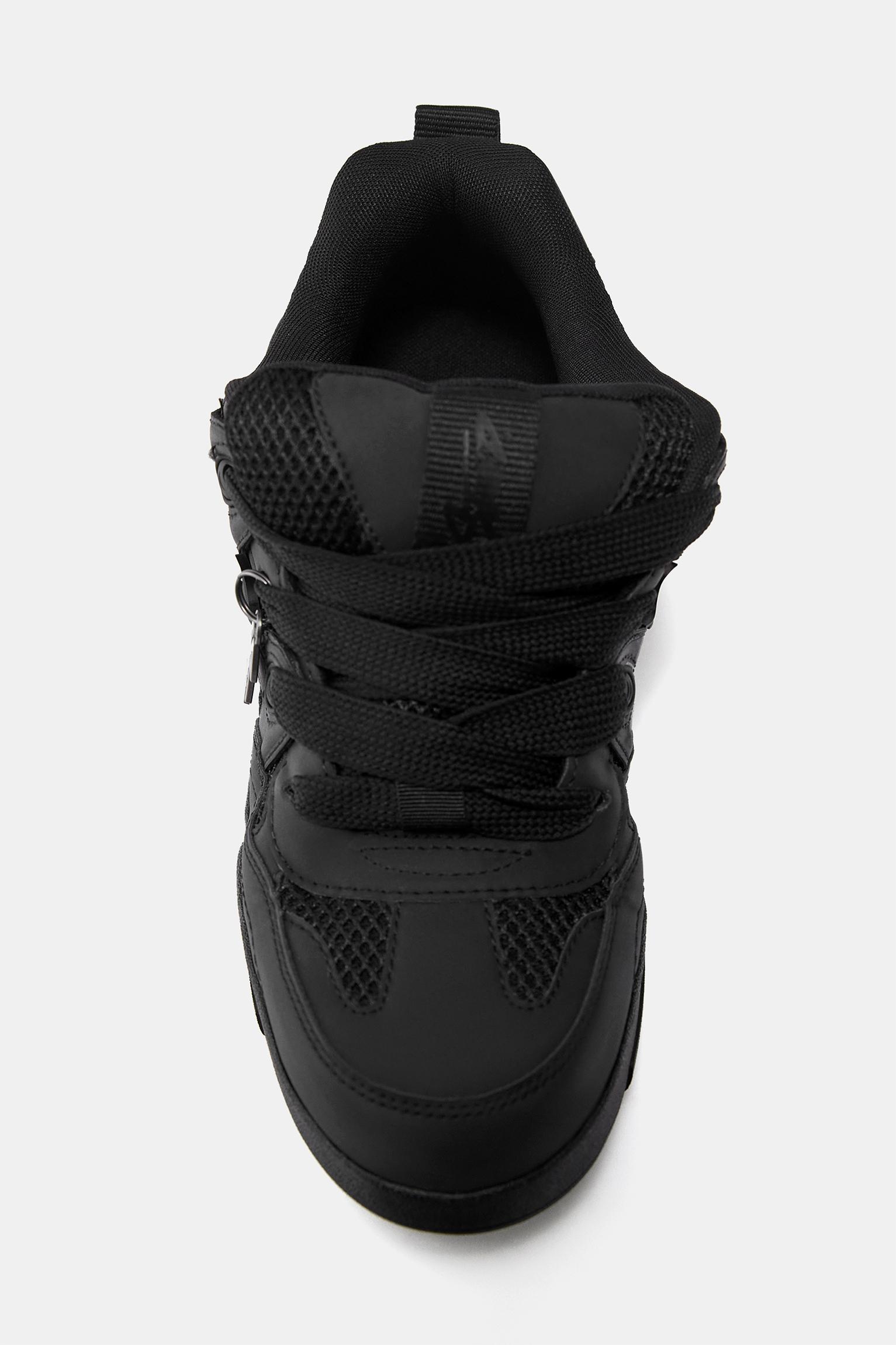 STWD embellished skate trainers — Black