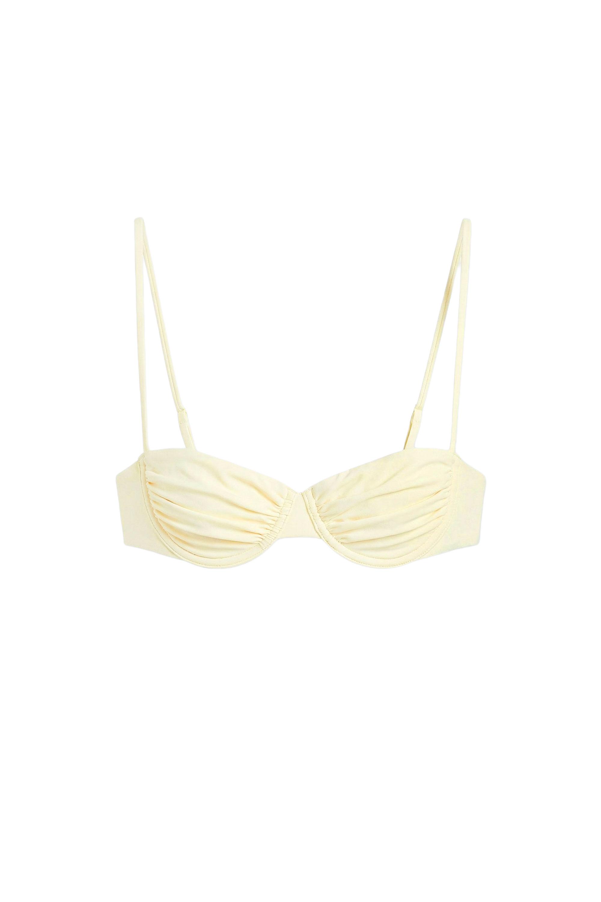 Top bikini balconette drapeado