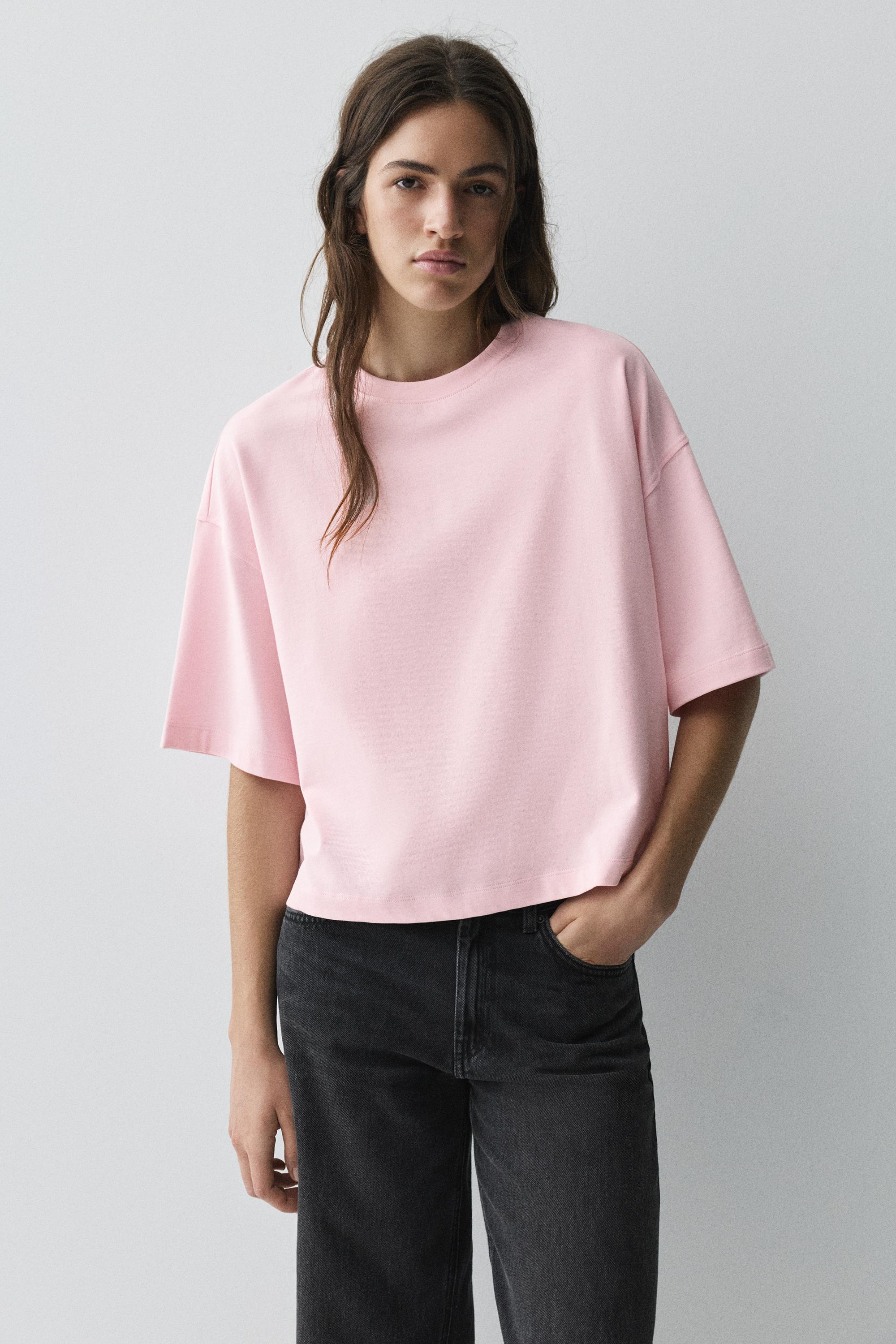 T-Shirt Boxy A Maniche Corte