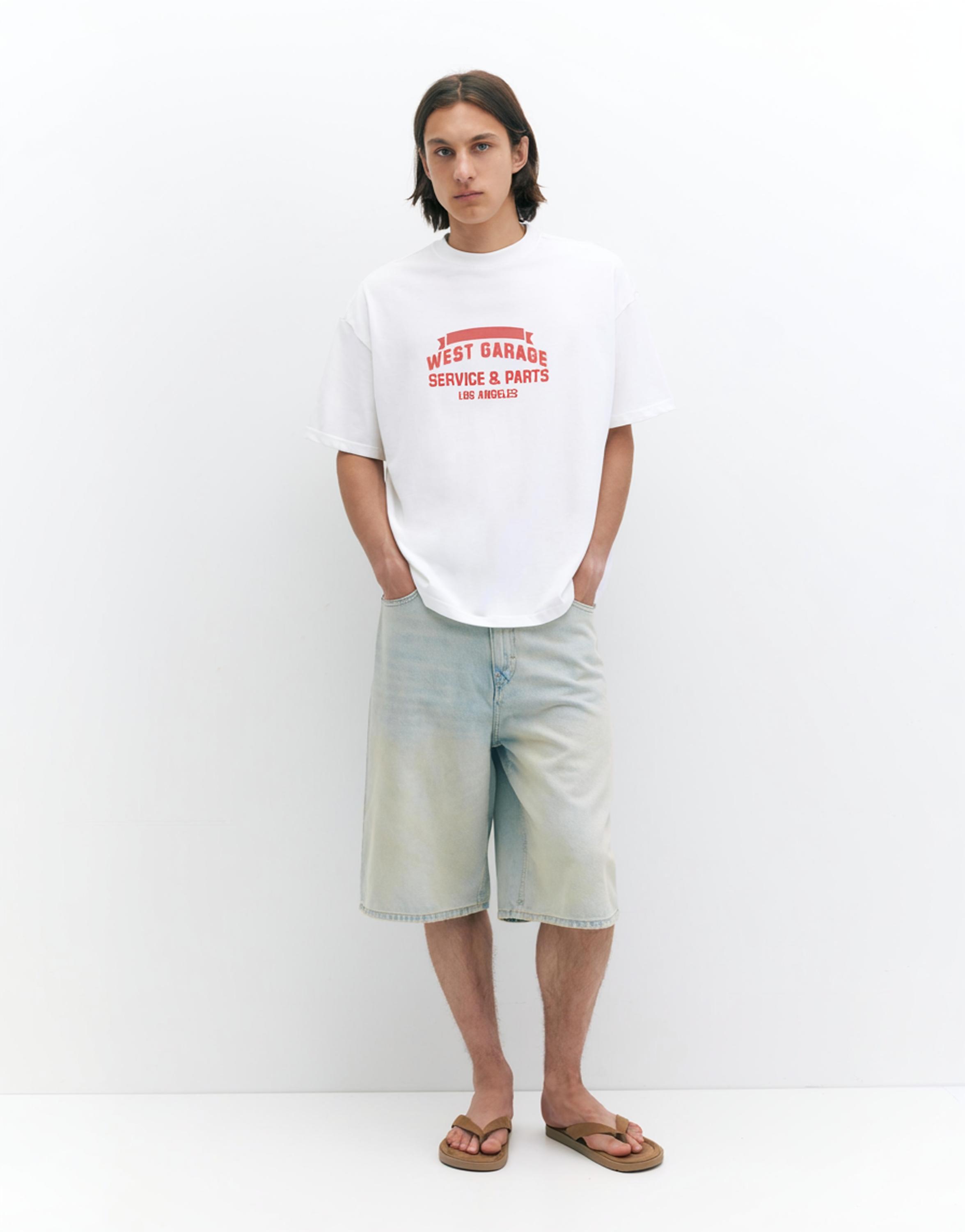 West Garage boxy T-shirt — White
