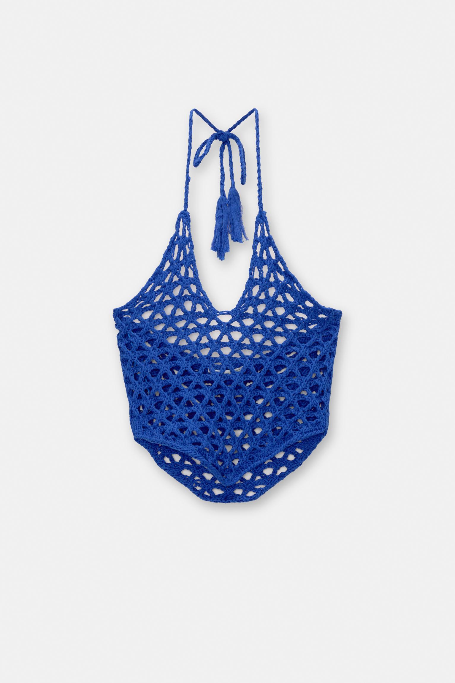 pull and bear top crochet
