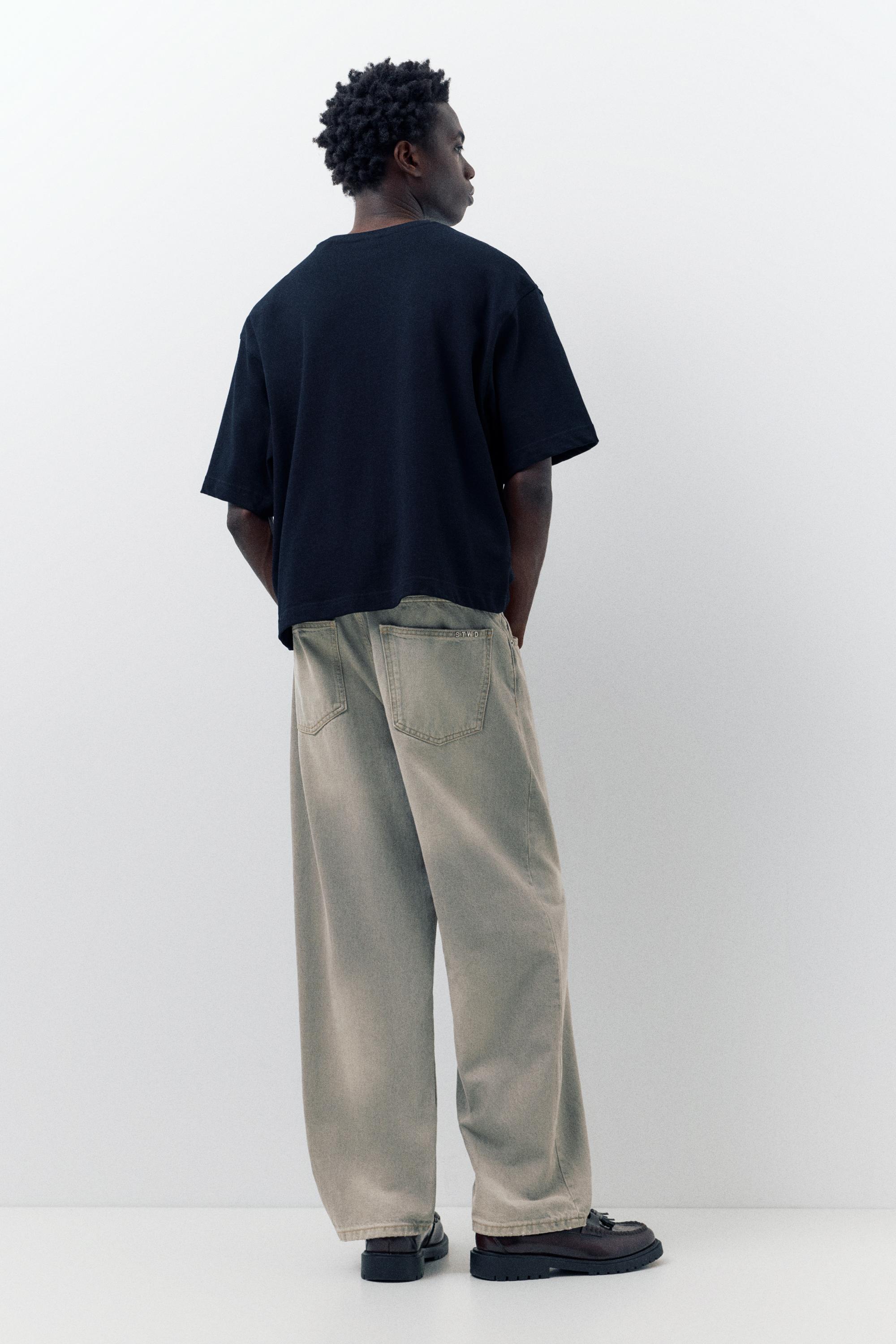 Relaxed fit baggy jeans — Dark grey