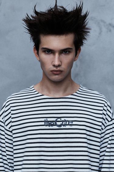The Cure striped T-shirt — Off white 1