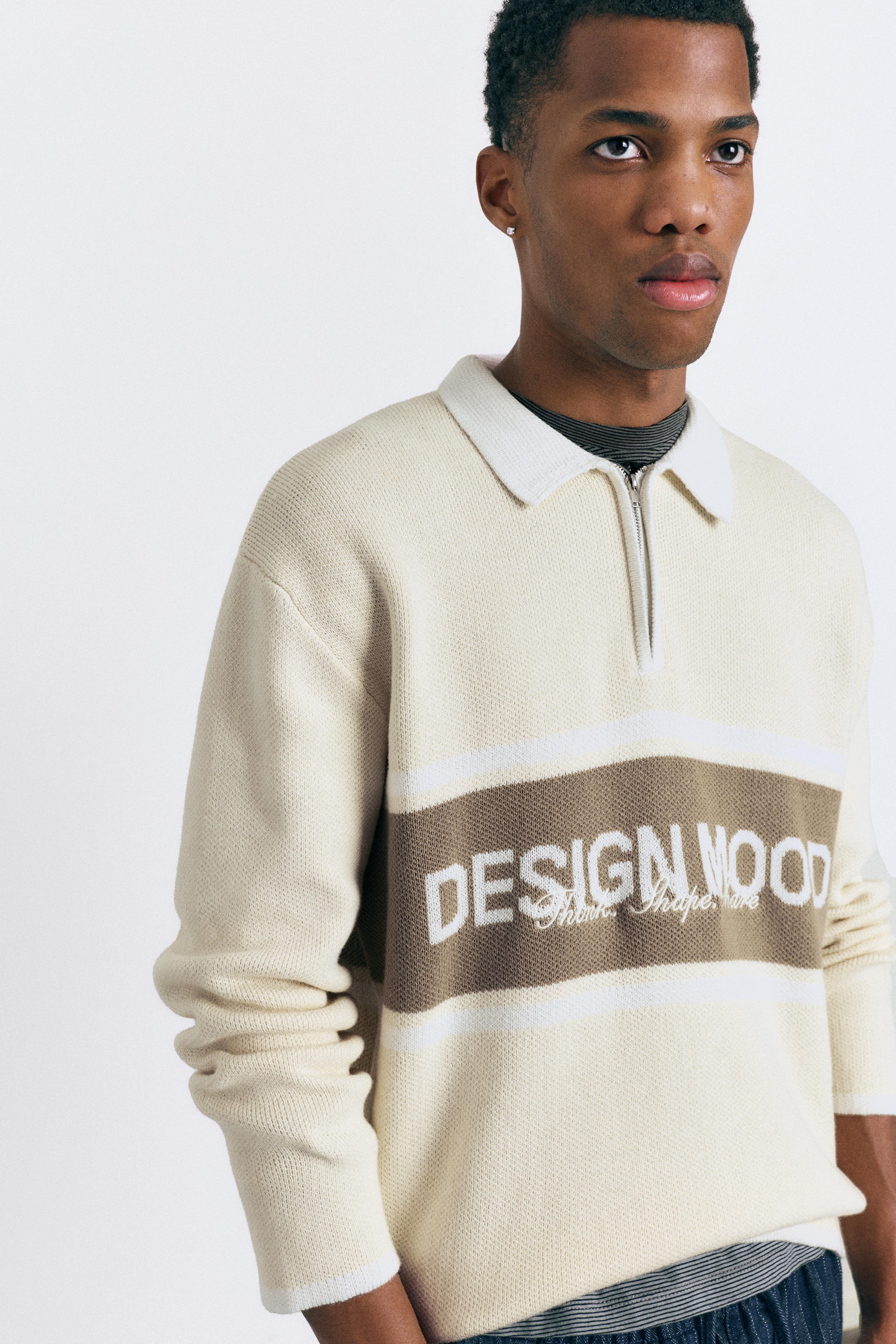 Fermuar detaylı örme polo - Görsel 10