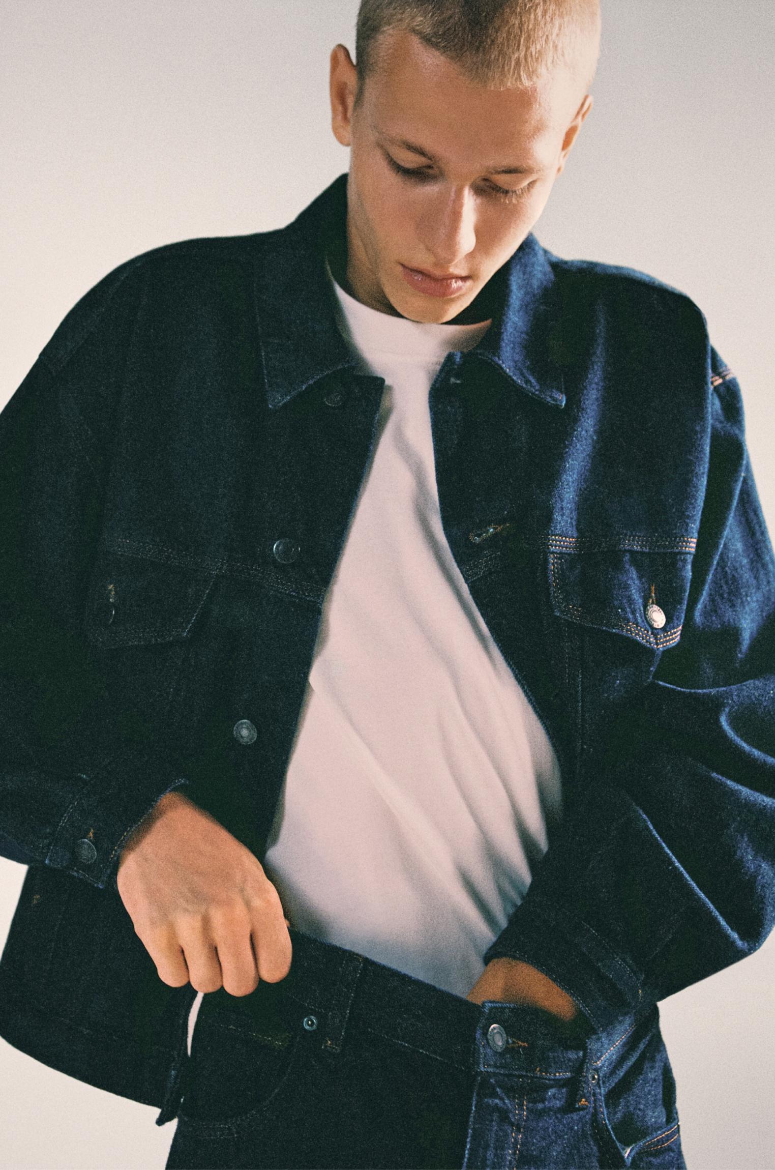 Pull and bear denim jacket fashion