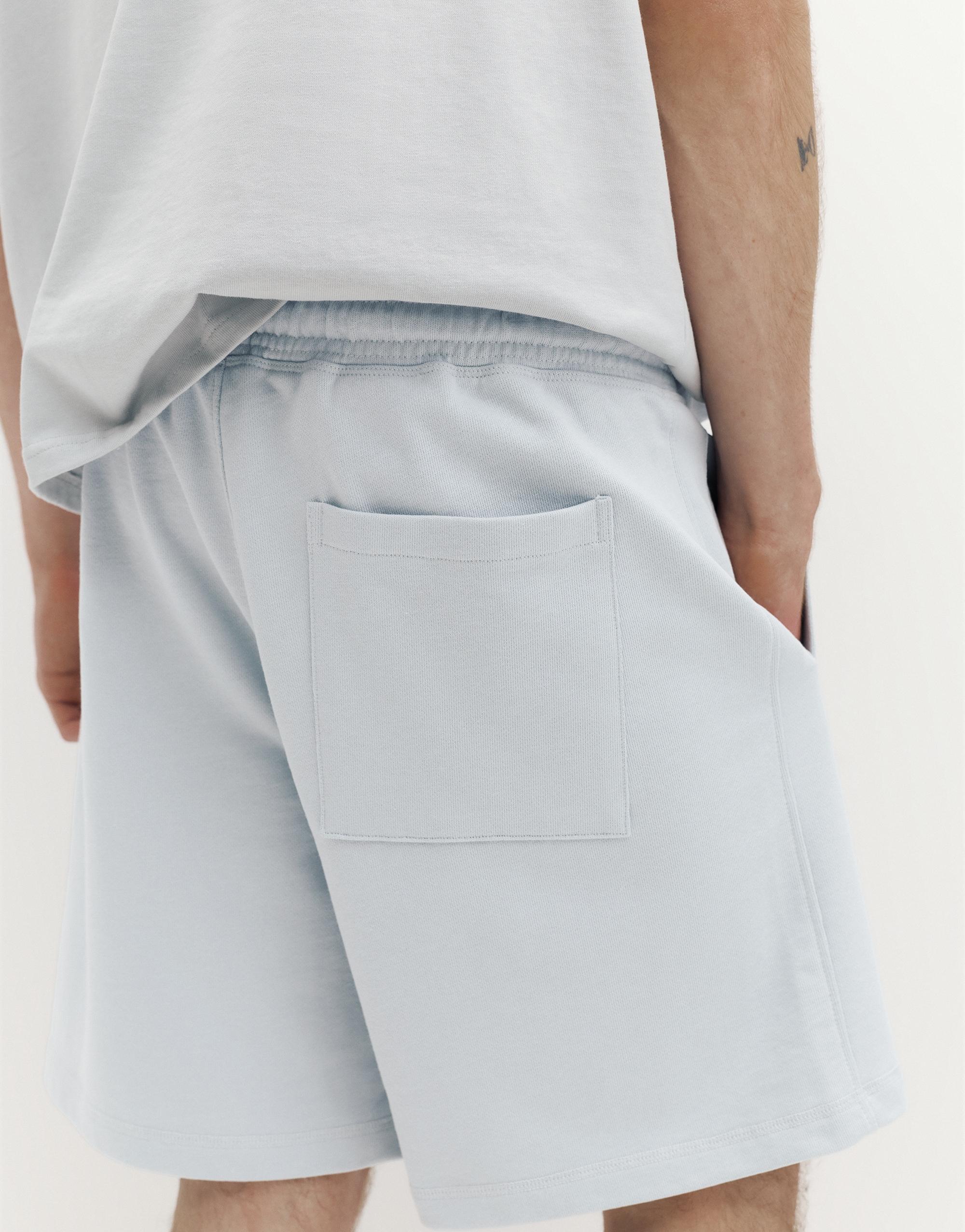 Logolu jogger bermuda şort - Görsel 134