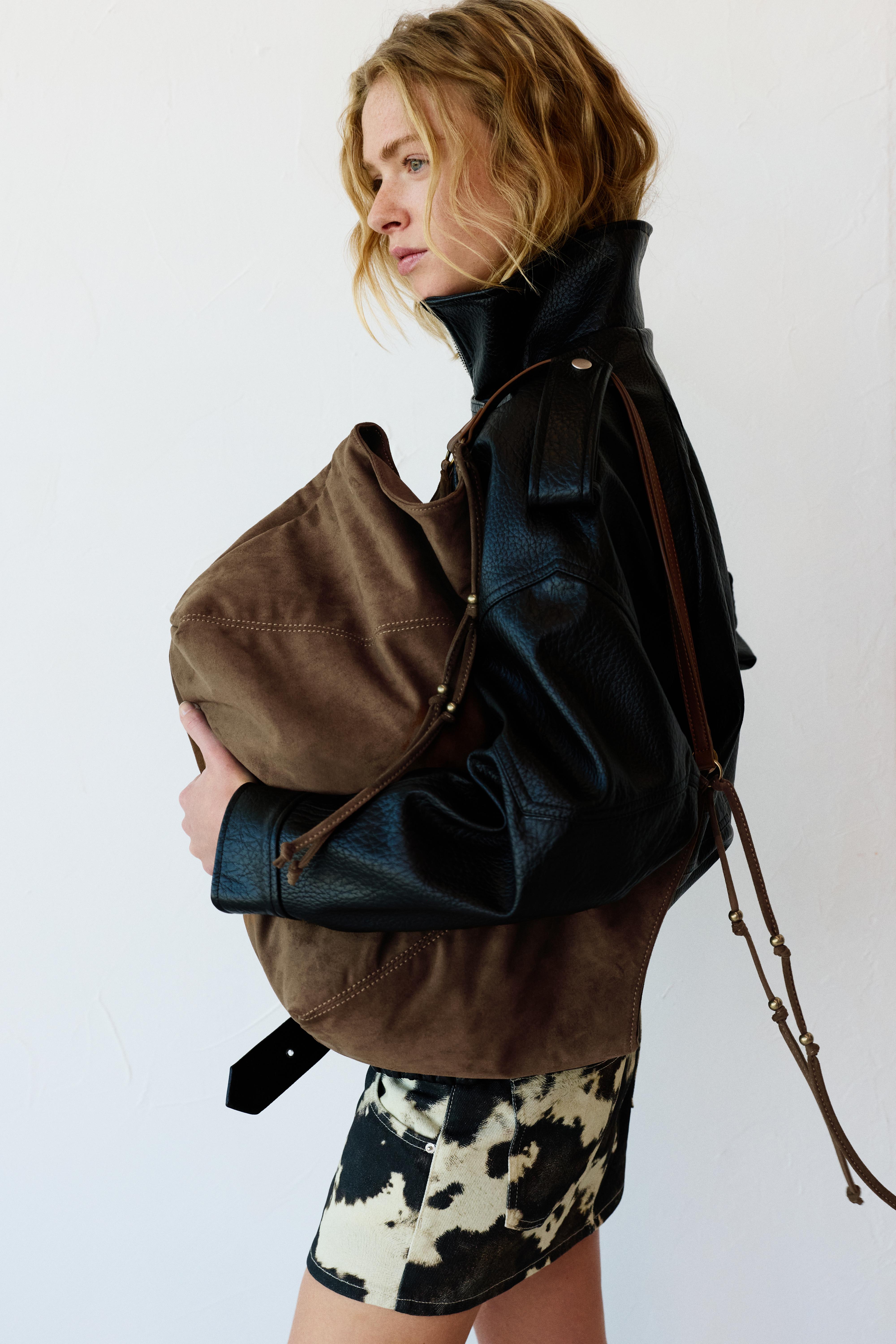 Borsa Shopper Con Strisce