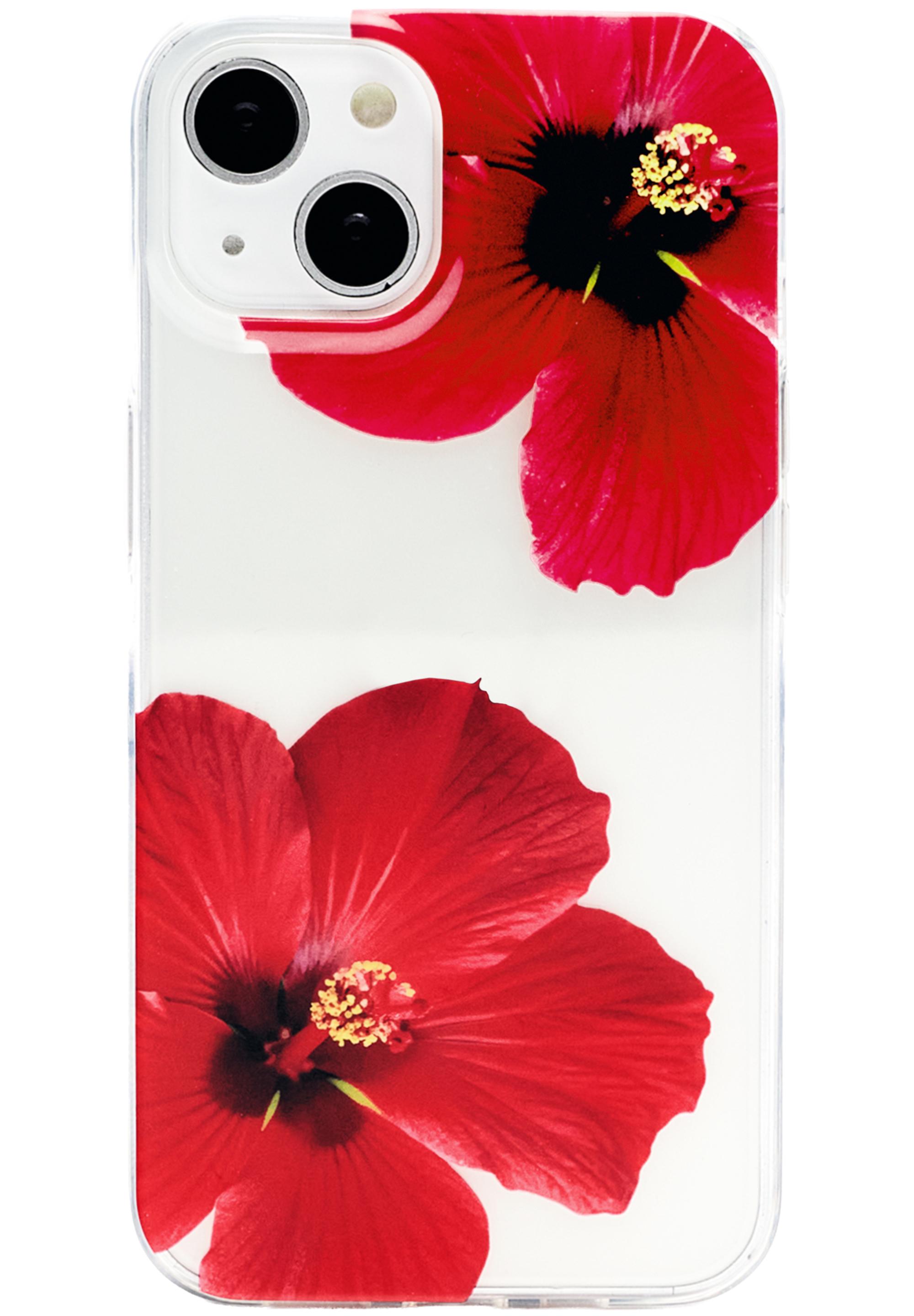 Hibiskus çiçekli iPhone kılıfı