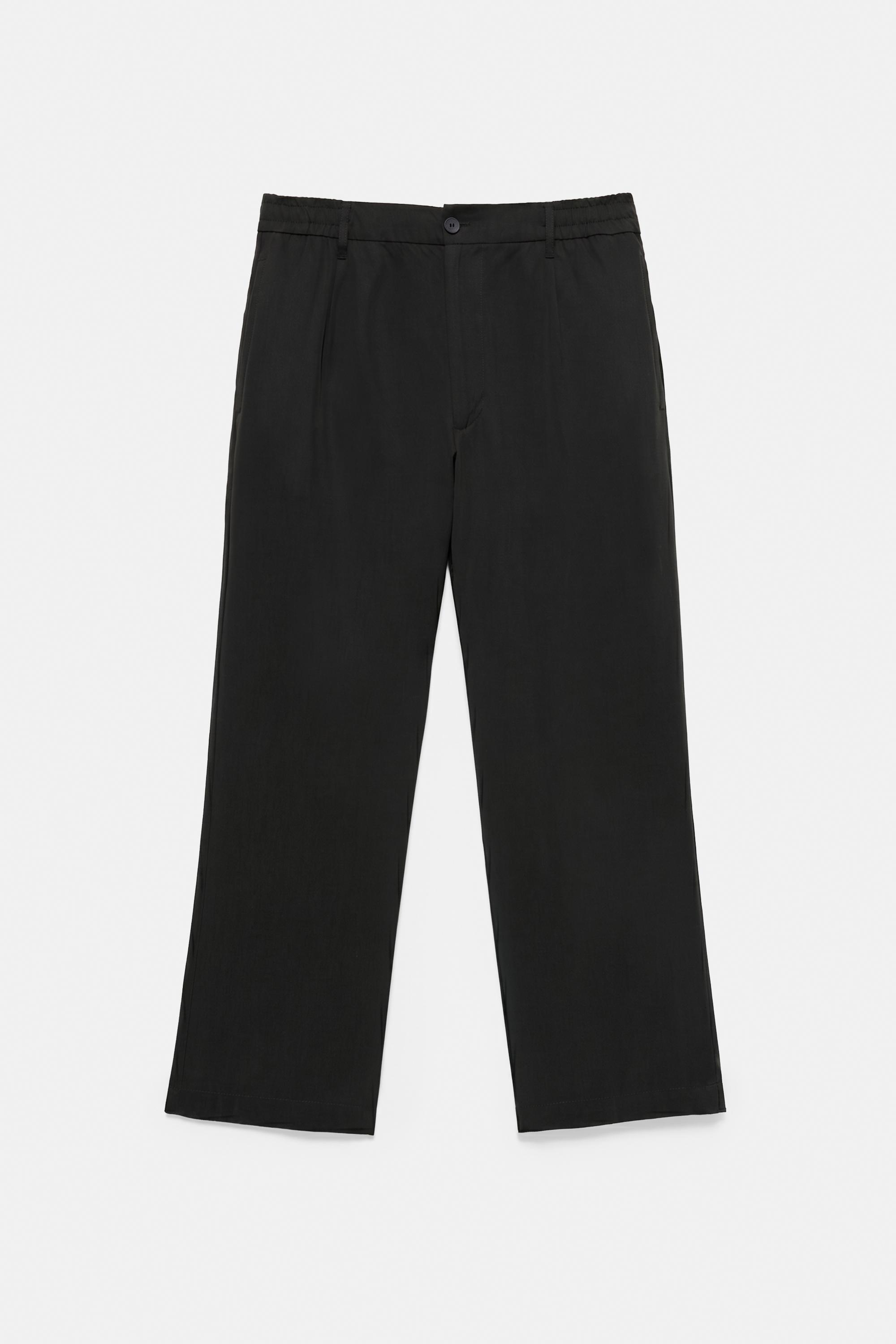 Tailored jogging trousers — Black