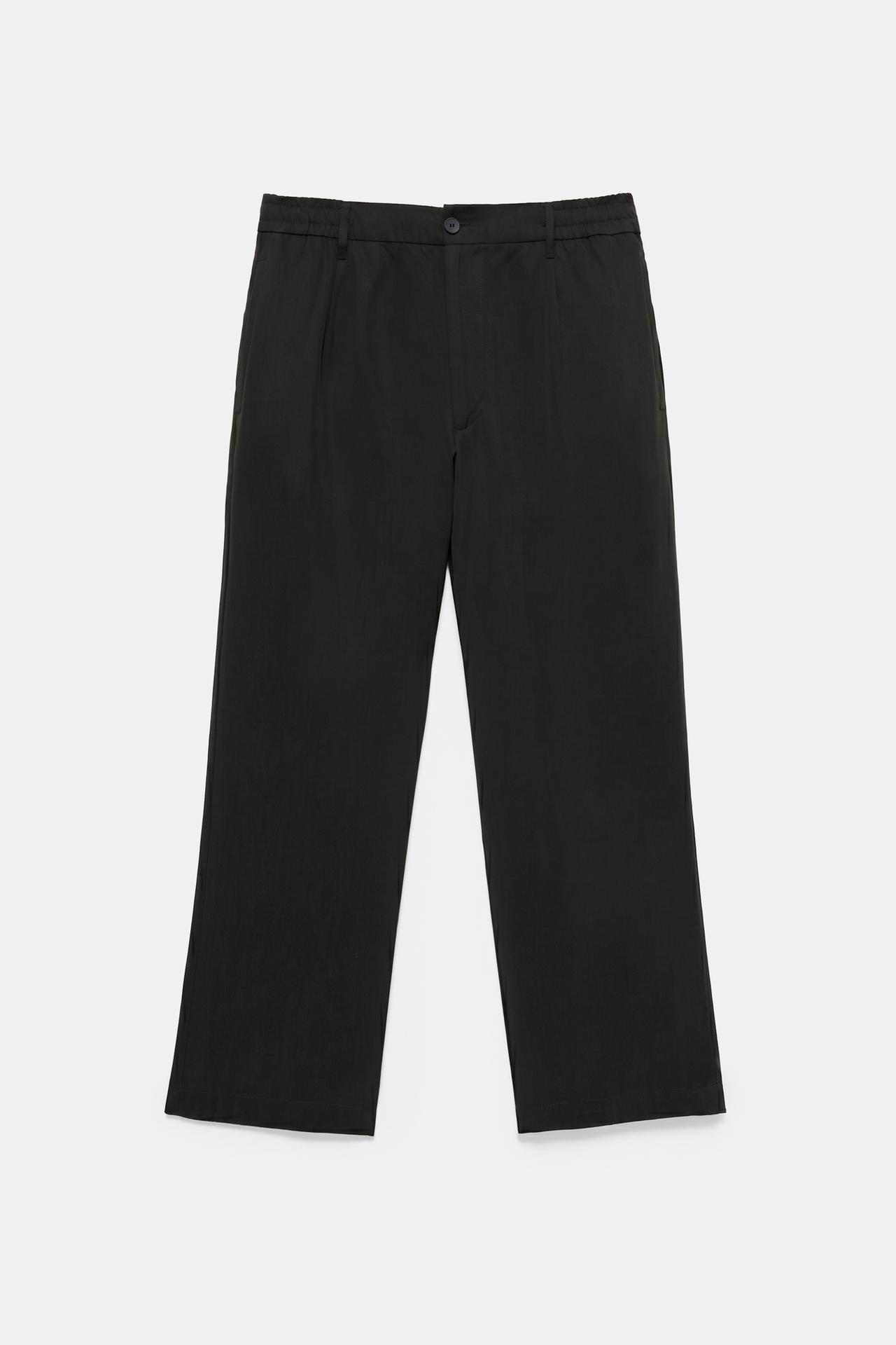 Tailored jogging trousers — Black