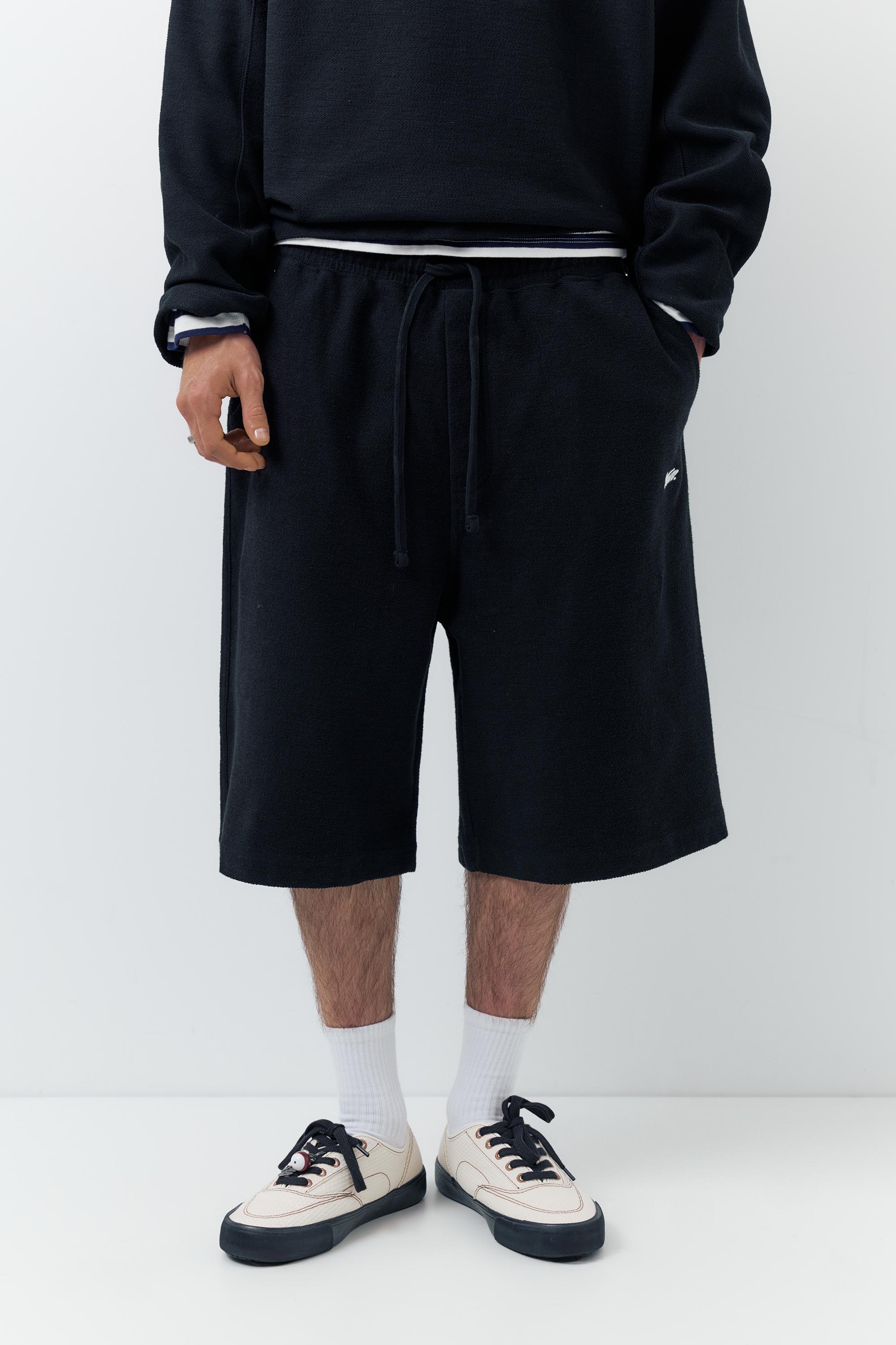 STWD skater jogger Bermuda shorts — Black