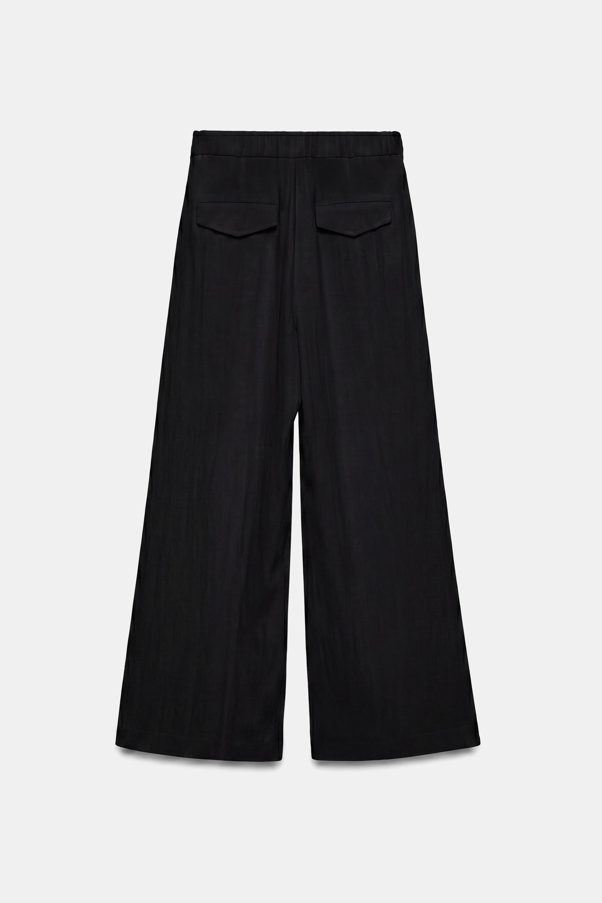 Darted smart trousers — Black