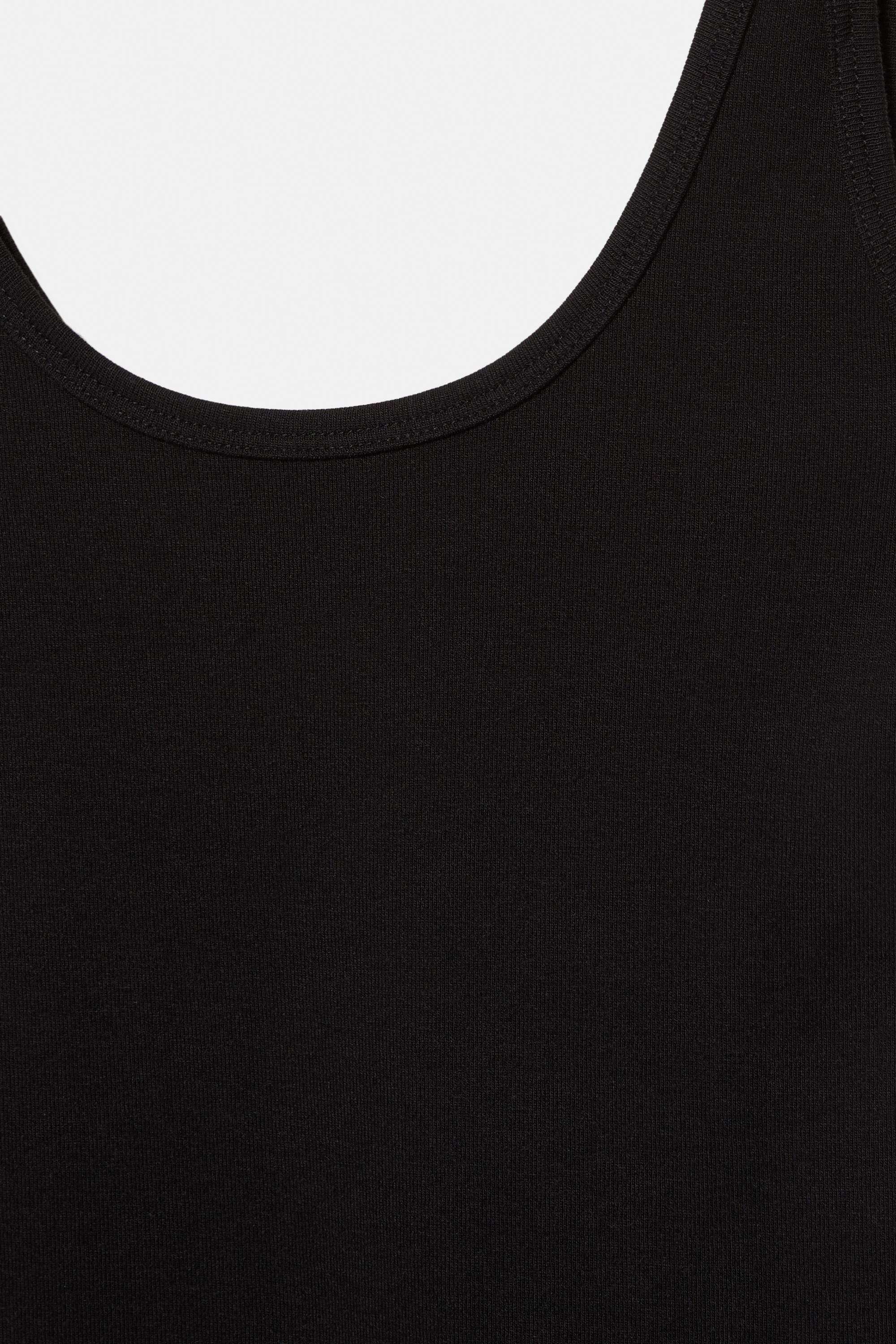 Modal tank top — Black