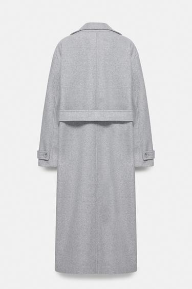 Long belted coat — Medium grey 6