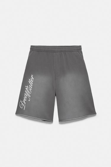 Graphic skater Bermuda sweatshorts — Grey 6