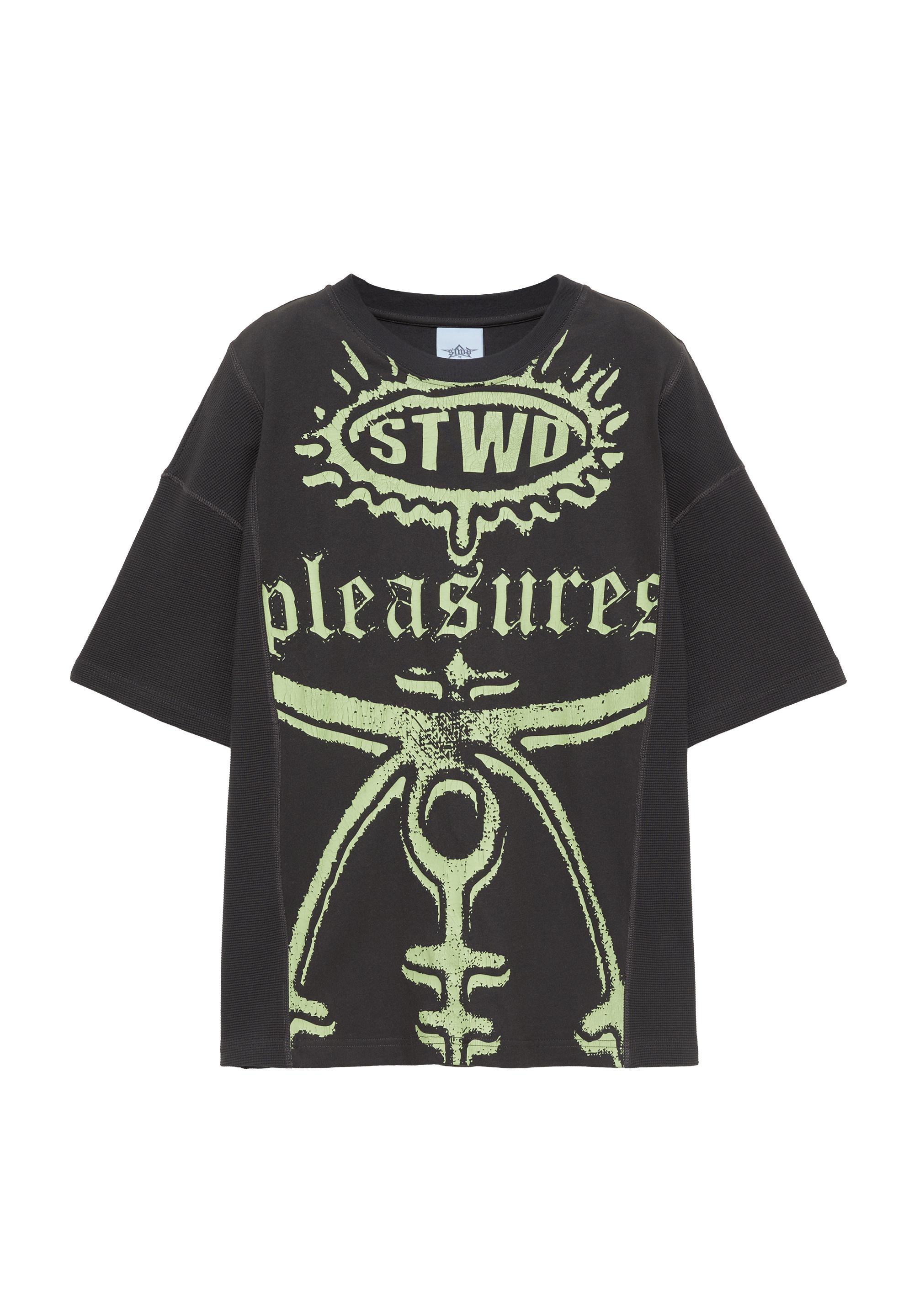 Pleasures x STWD T-shirt — Black