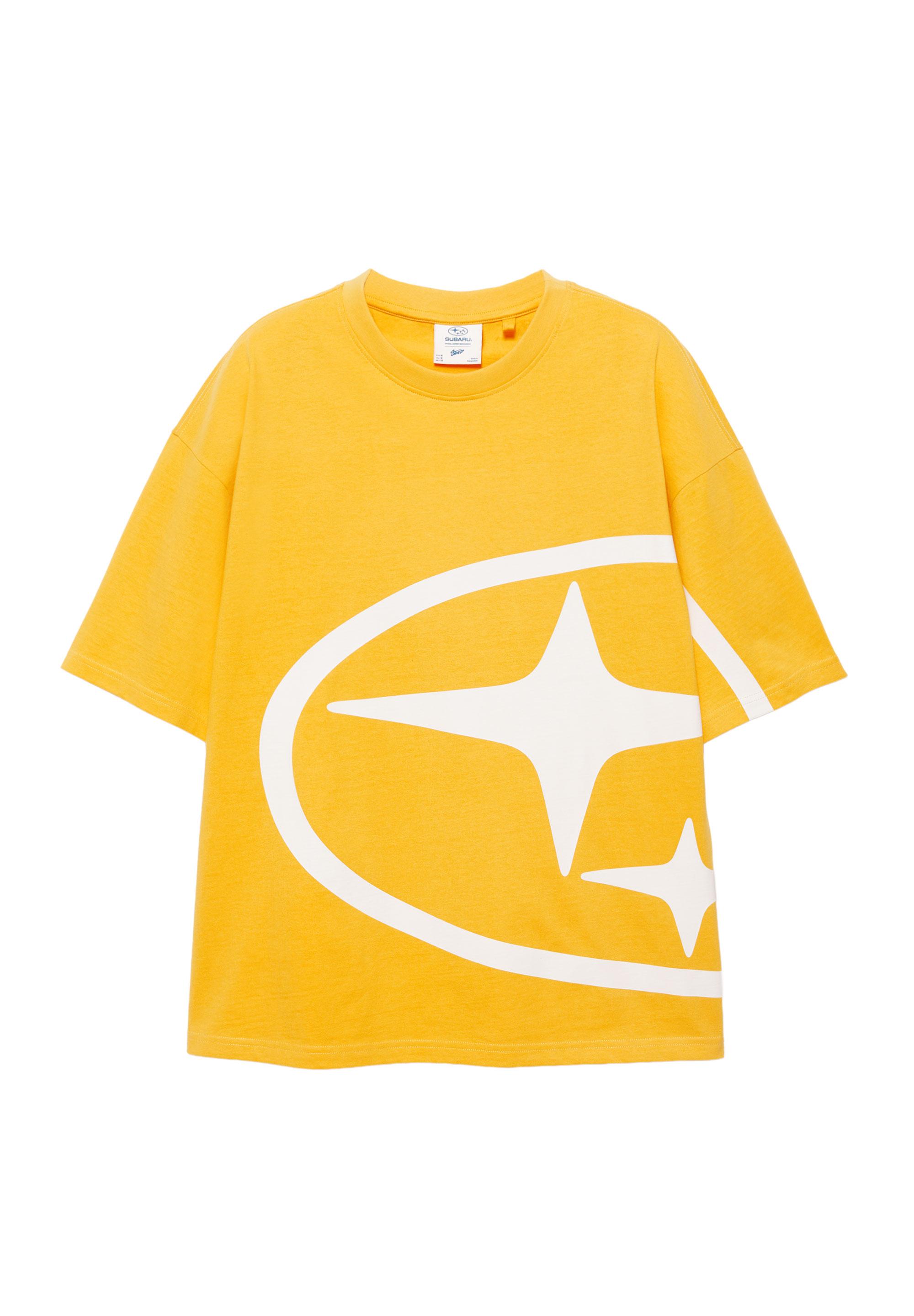 Sarı Subaru t-shirt - Görsel 2