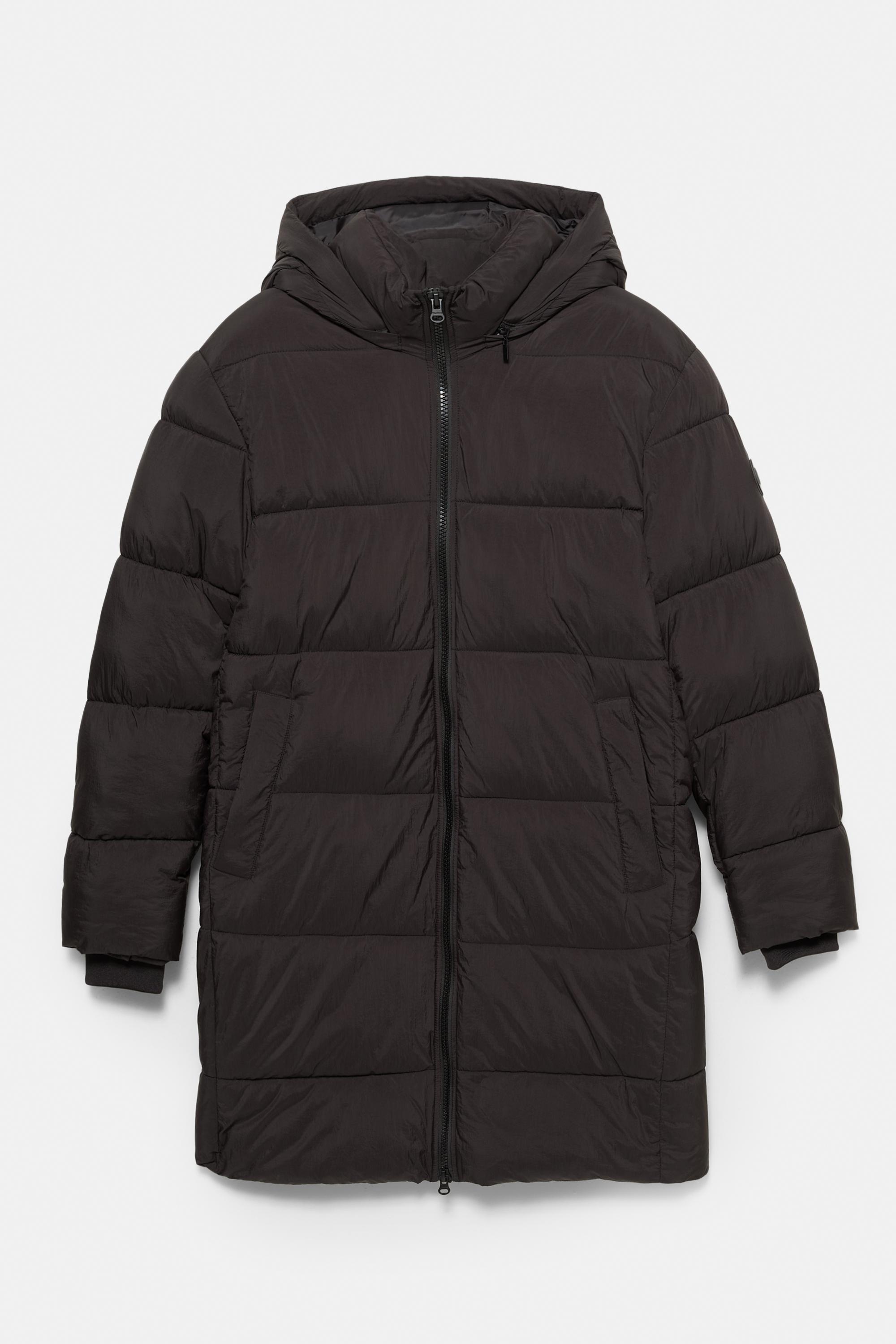 Uzun şişme ceket - Görsel 6