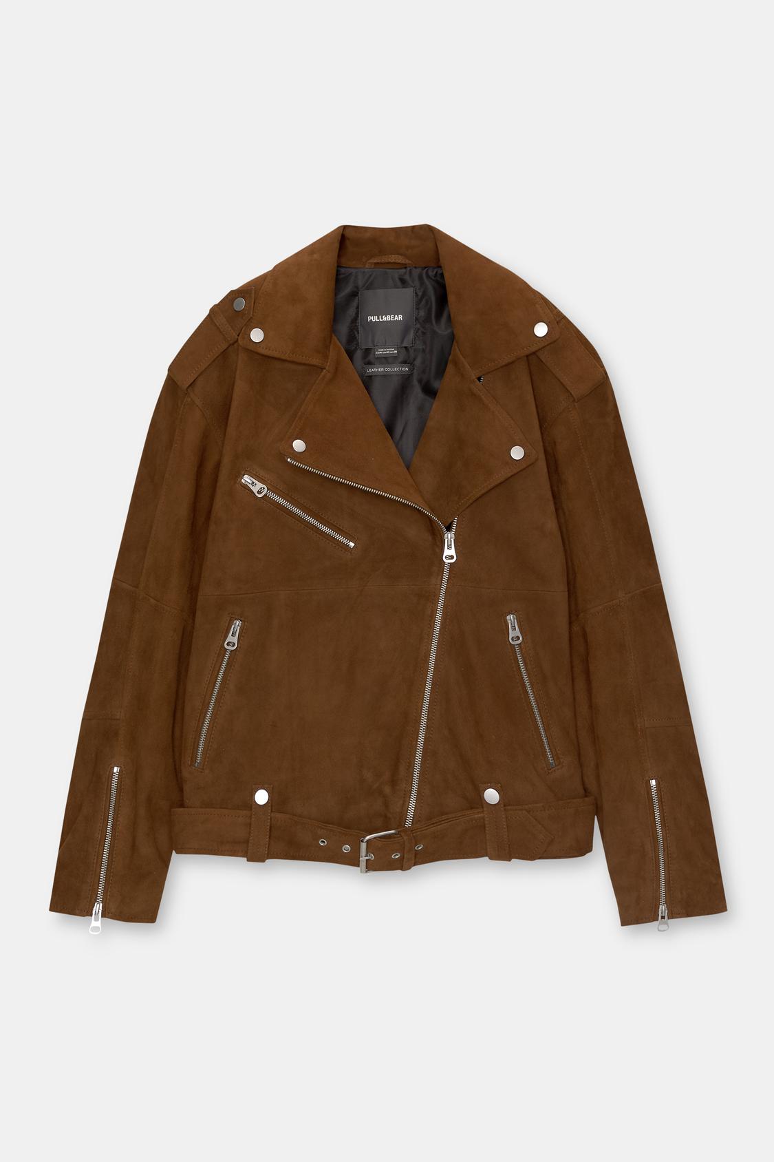 Pullandbear Cazadora Biker Pull And Bear Chamarra Biker Chaqueta