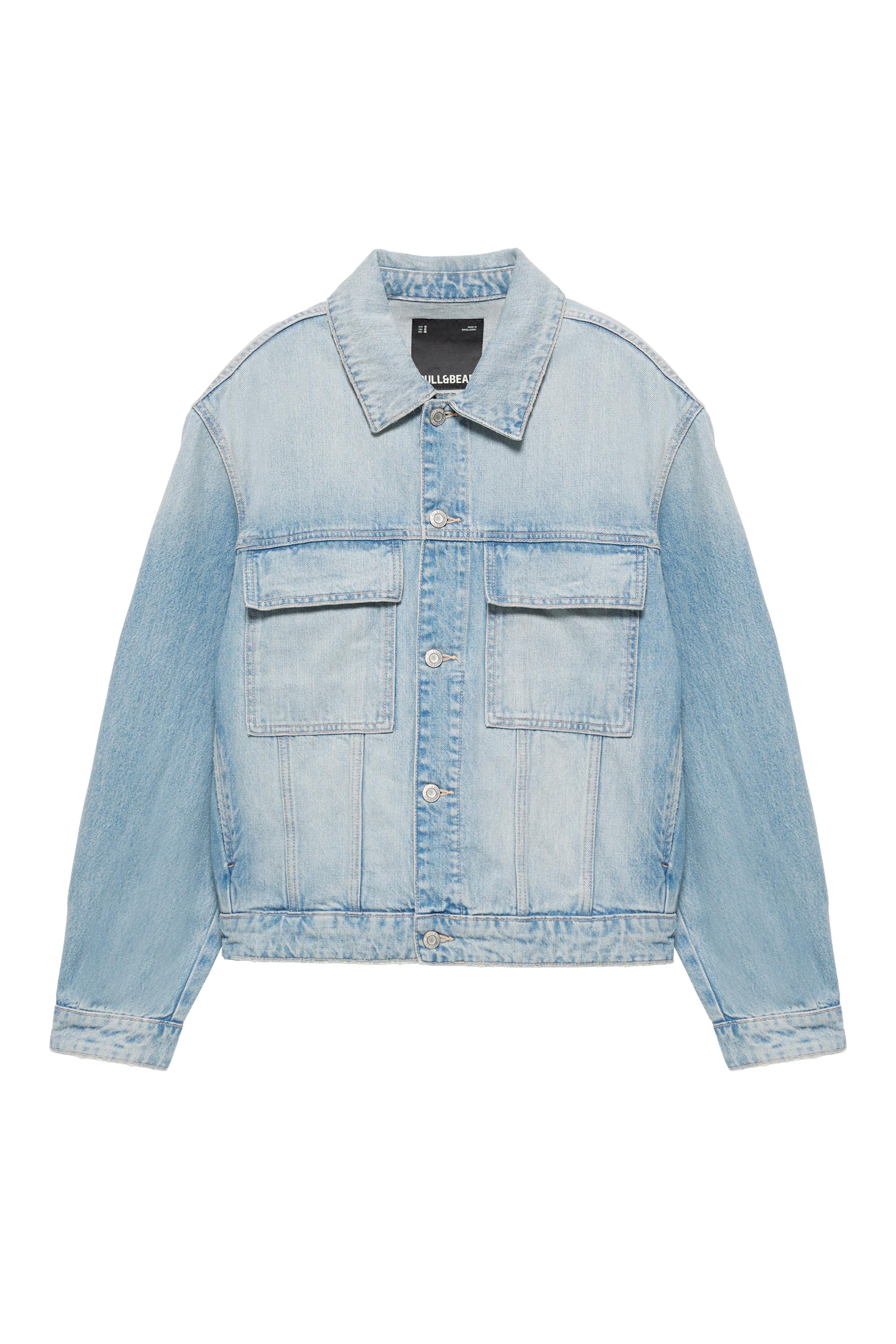 Pull&Bear Trucker denim ceket görsel 3