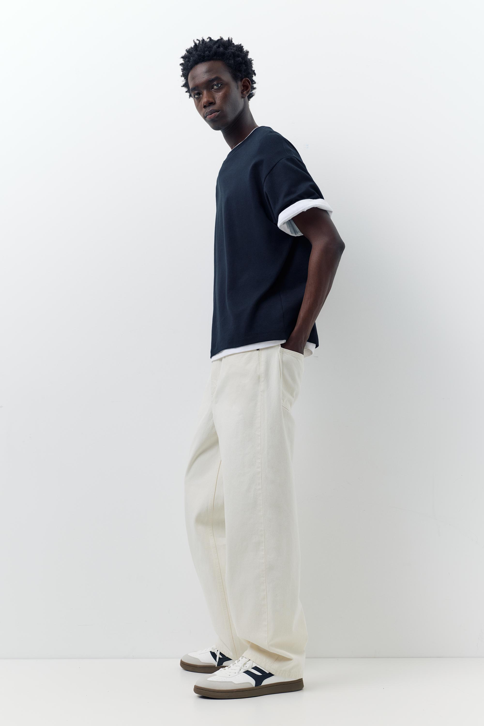 Baggy jeans — White