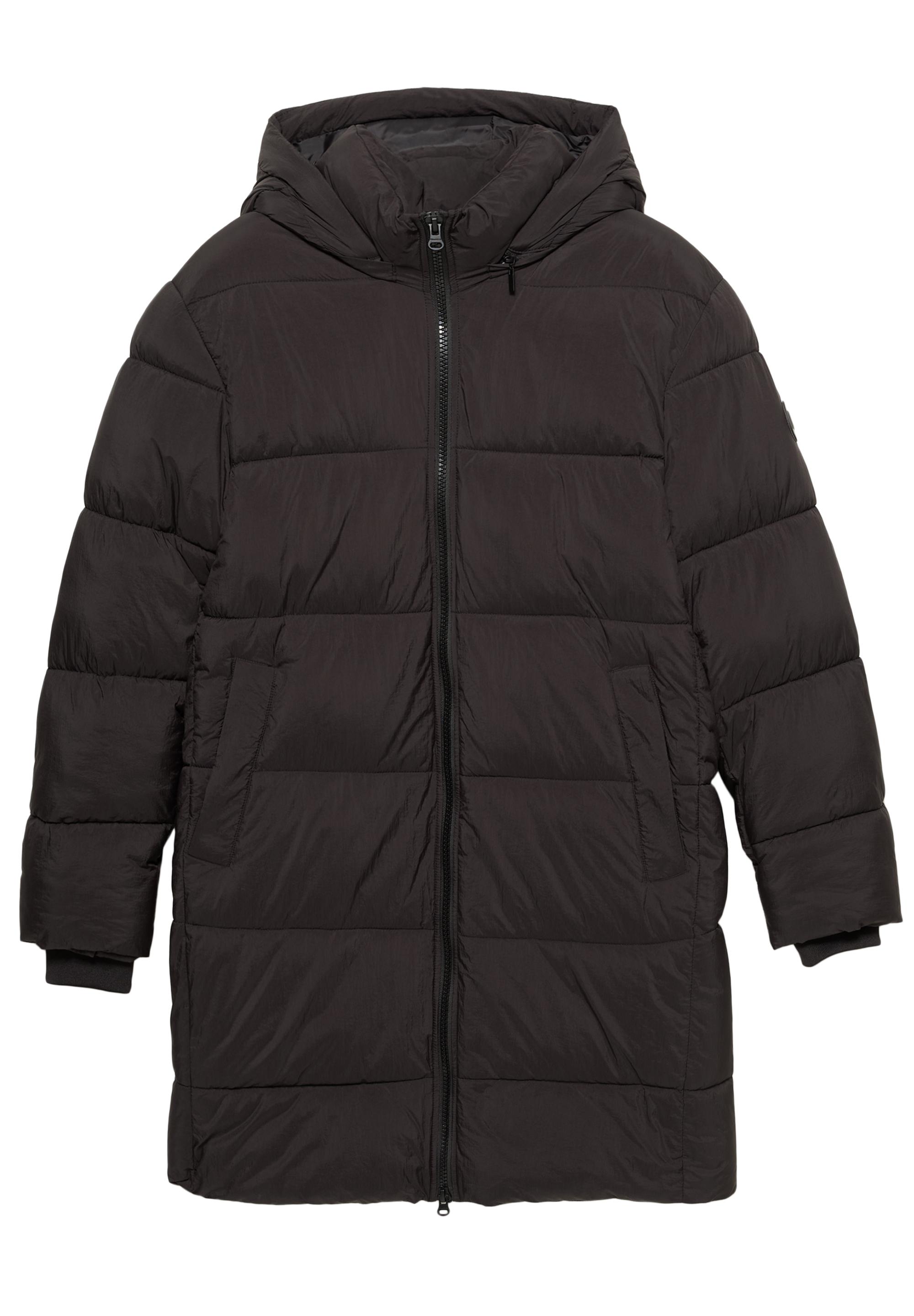 Uzun şişme ceket - Görsel 11