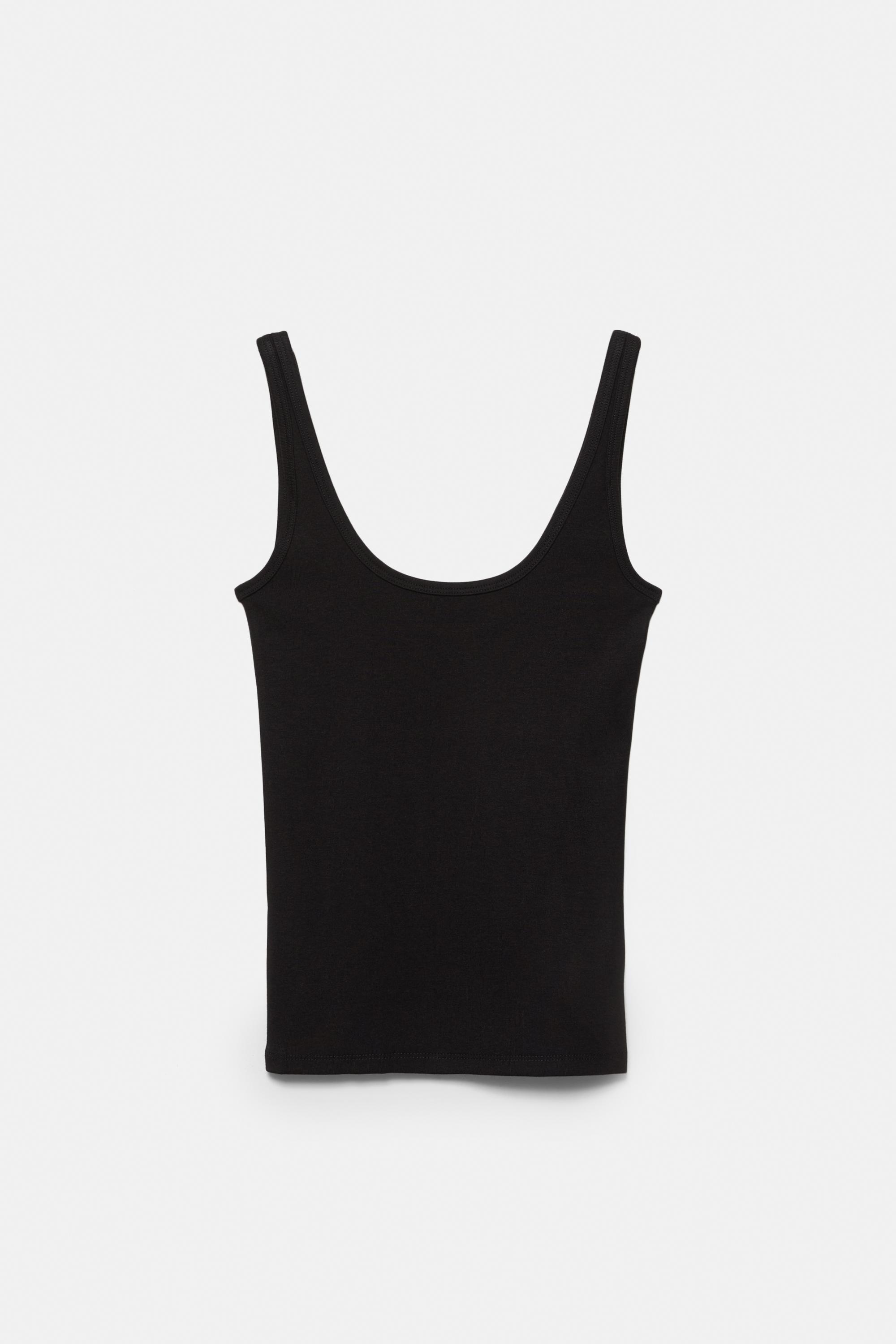 Modal tank top — Black