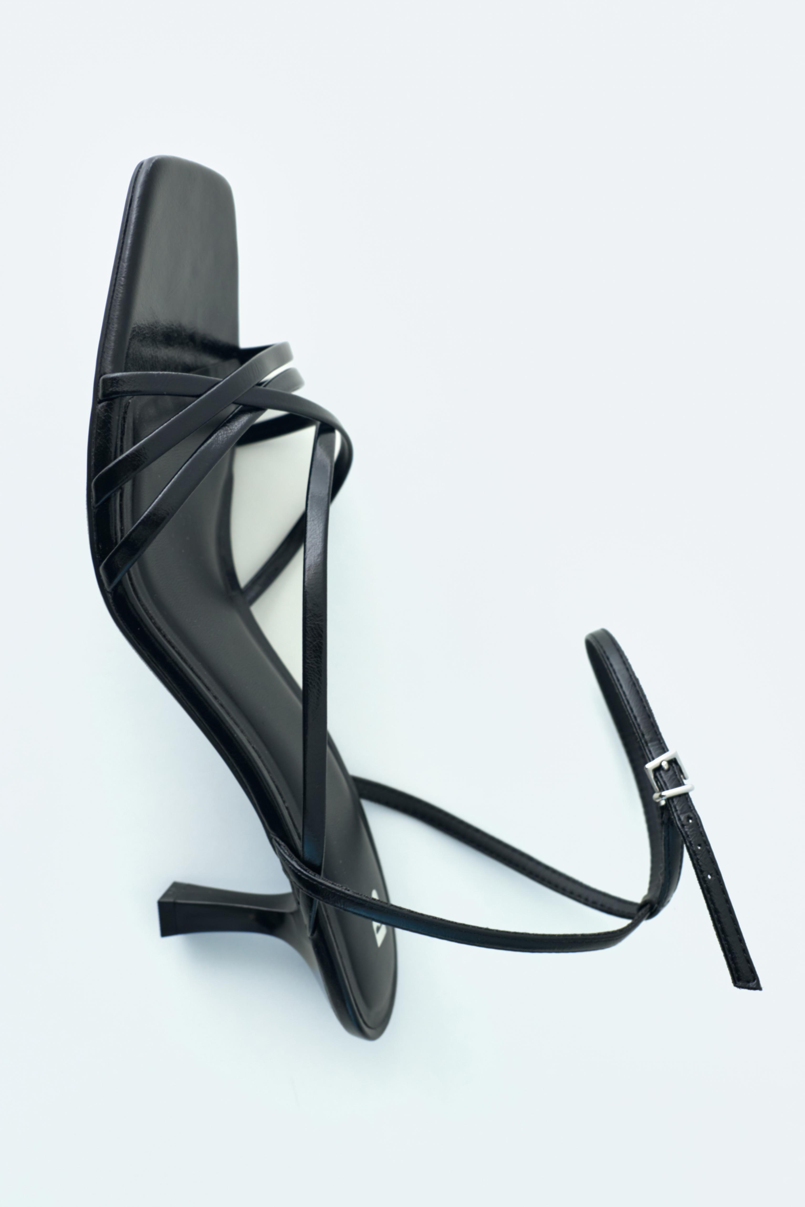 Bantlı topuklu sandalet - Görsel 56