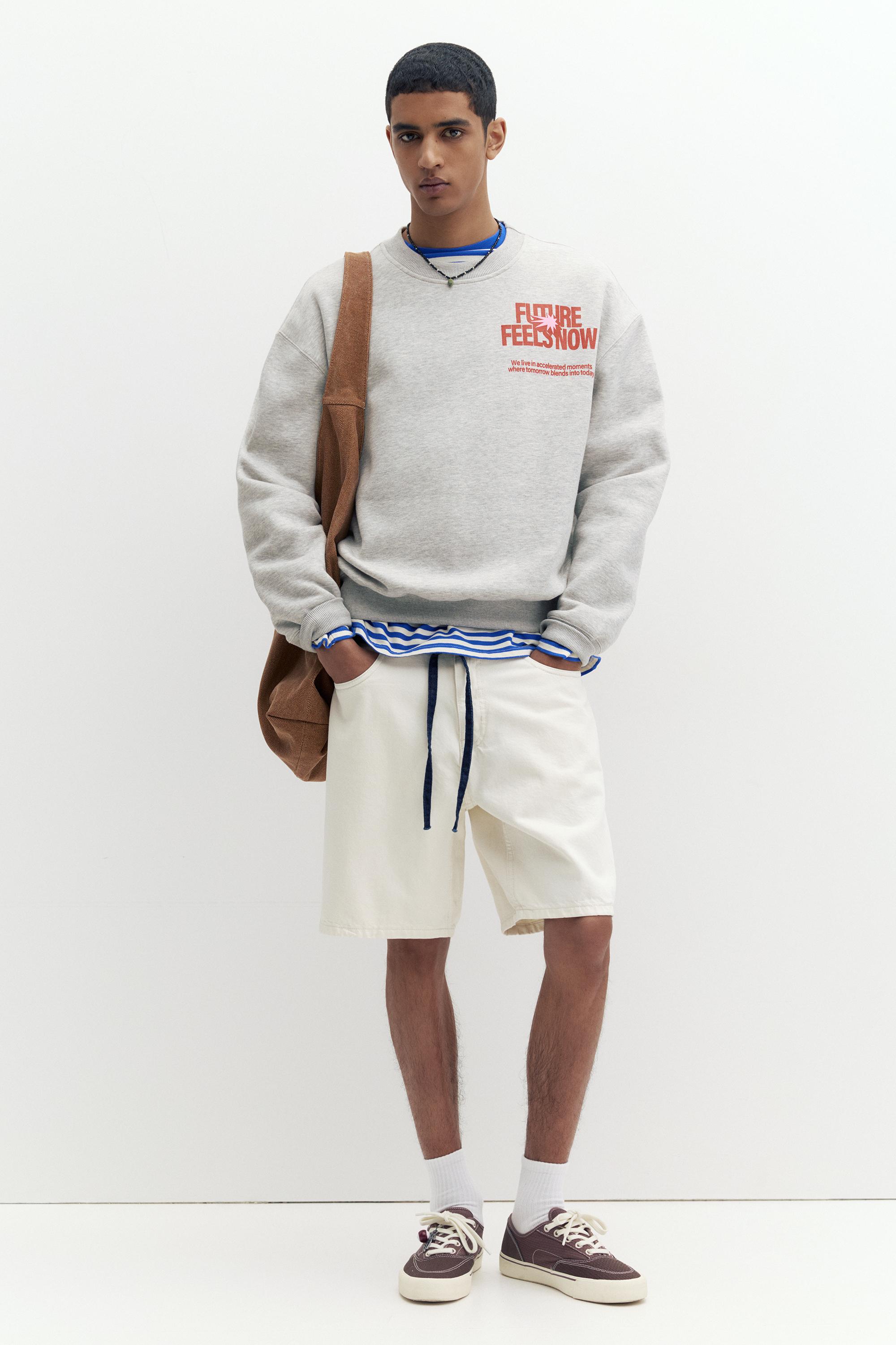 Gri Future sweatshirt - Görsel 17