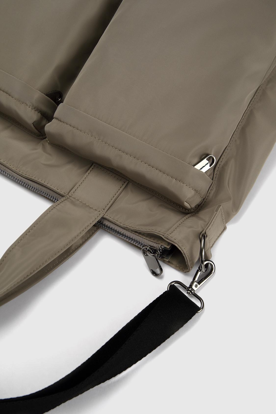 Nylon shopper bag with pockets - PULL&BEAR 