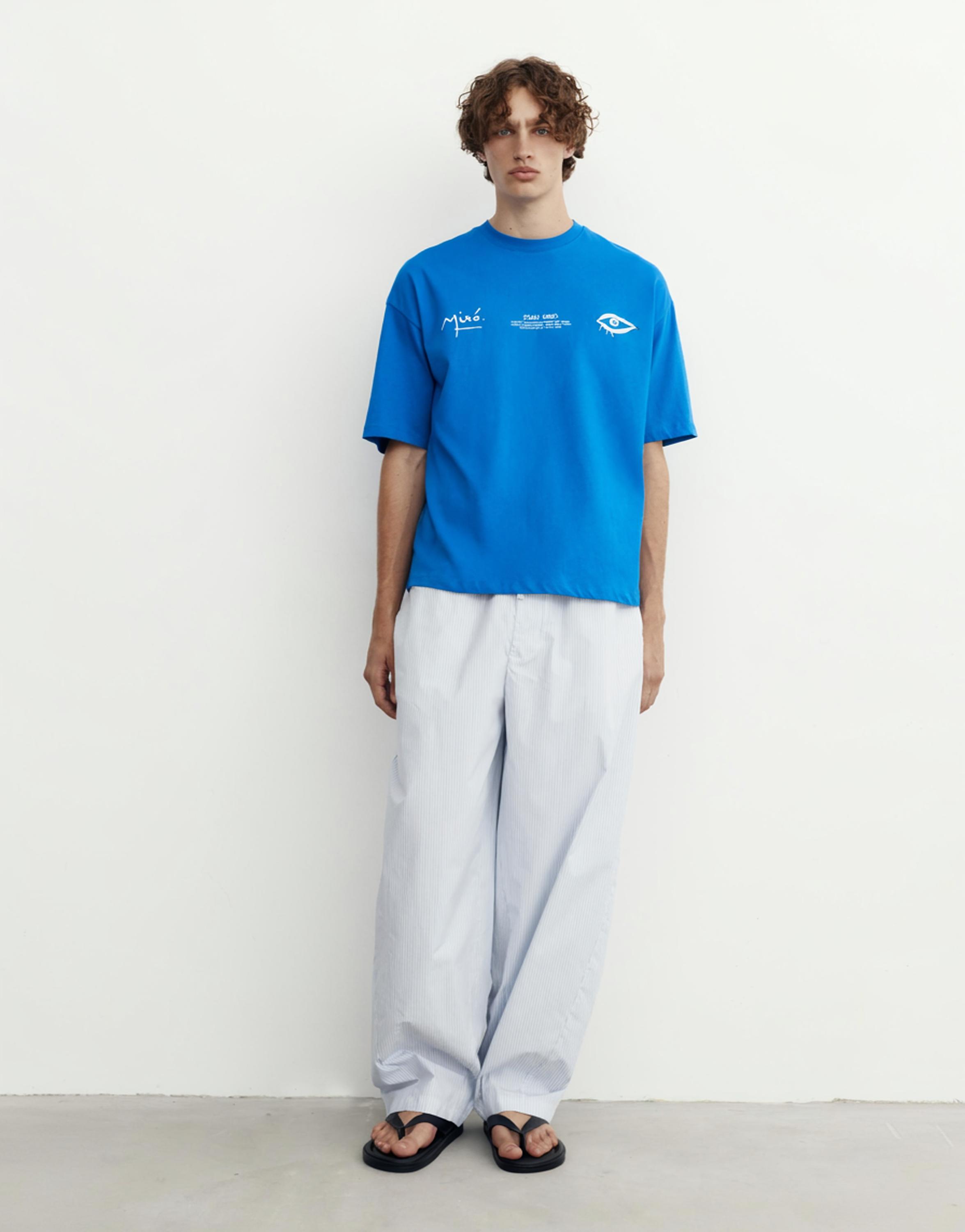 Miró relaxed fit T-shirt — Deep blue