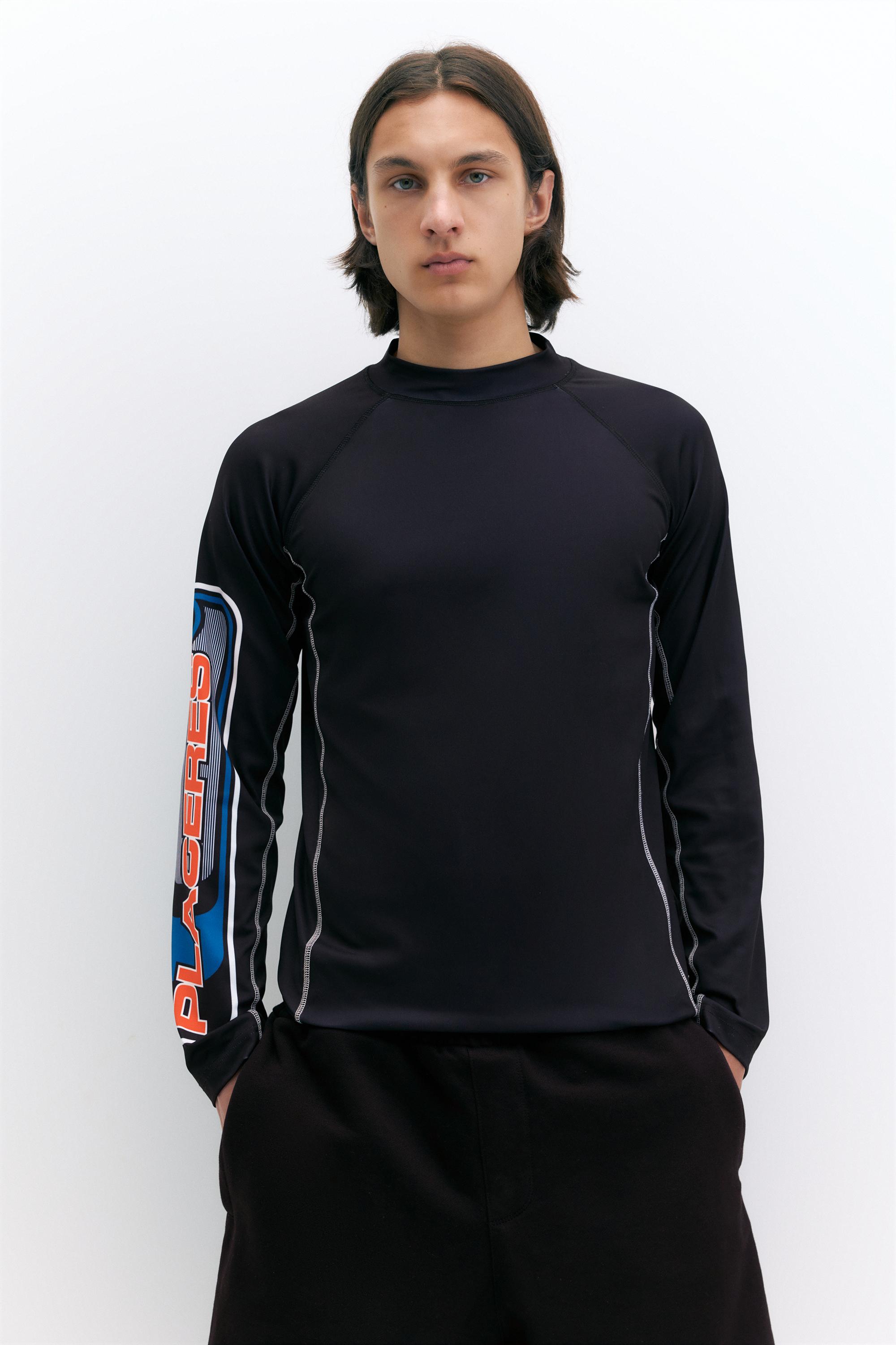 Pleasures x STWD high neck T-shirt — Black