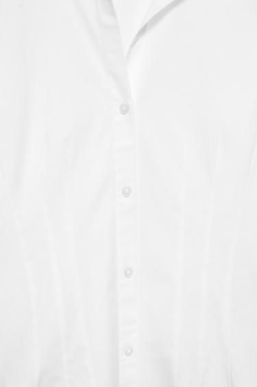 Fitted wide-cuff shirt — White 6